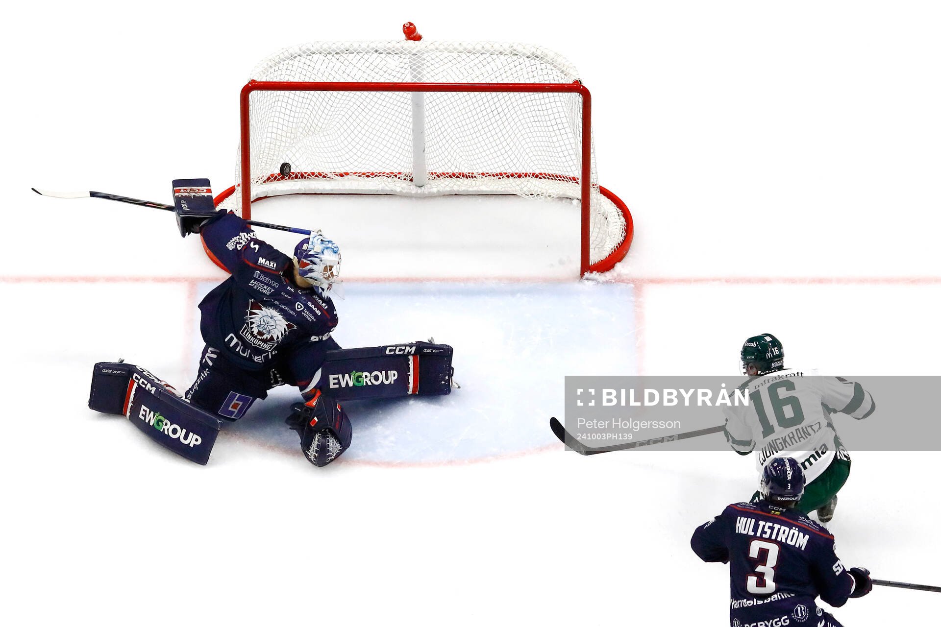Mål 0-1 av Färjestads Alexander Ljungkrantz förbi