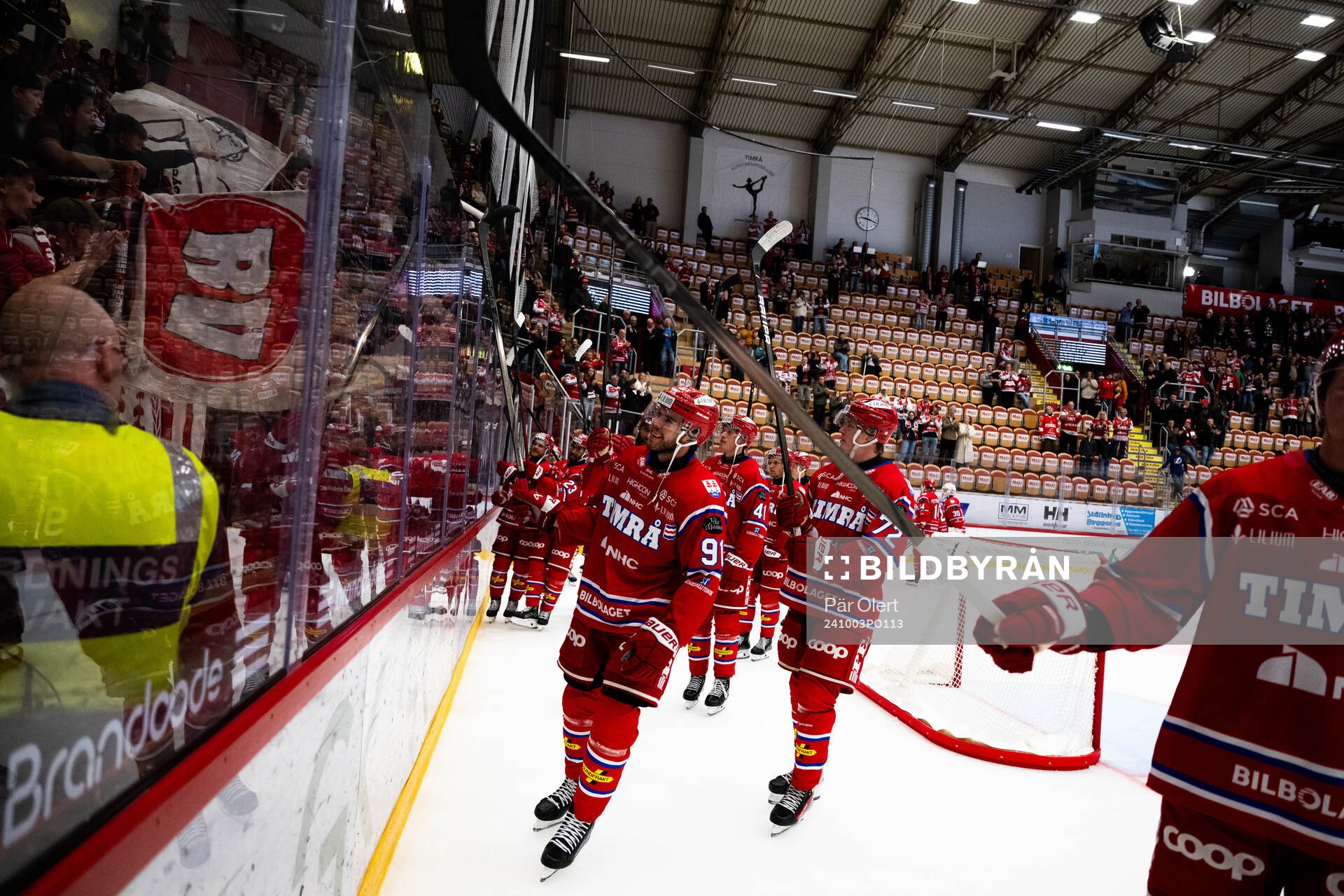 Timrås Magnus Pääjärvi jublar