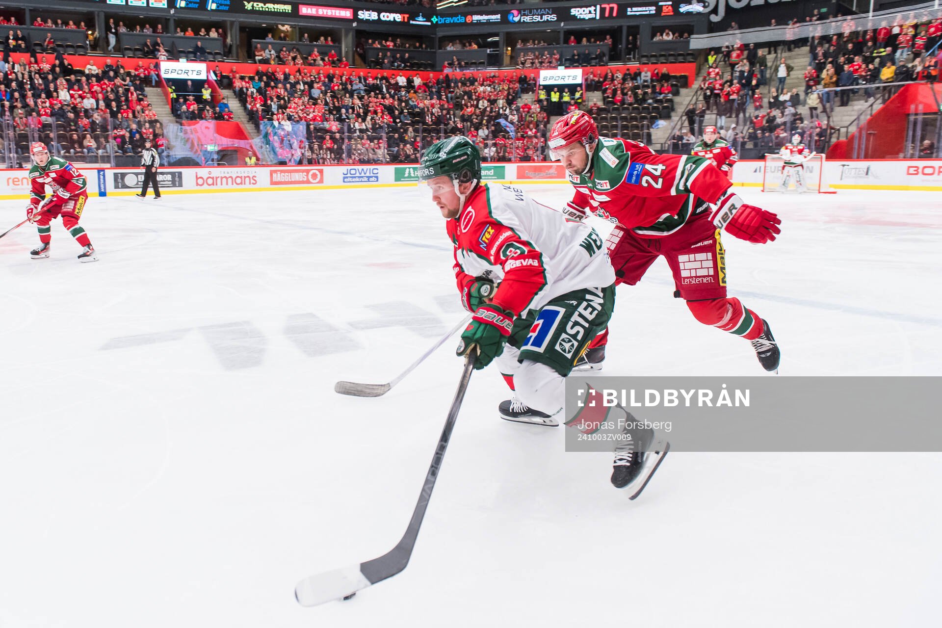 Frölundas Linus Weissbach och MoDos Måns Carlsson