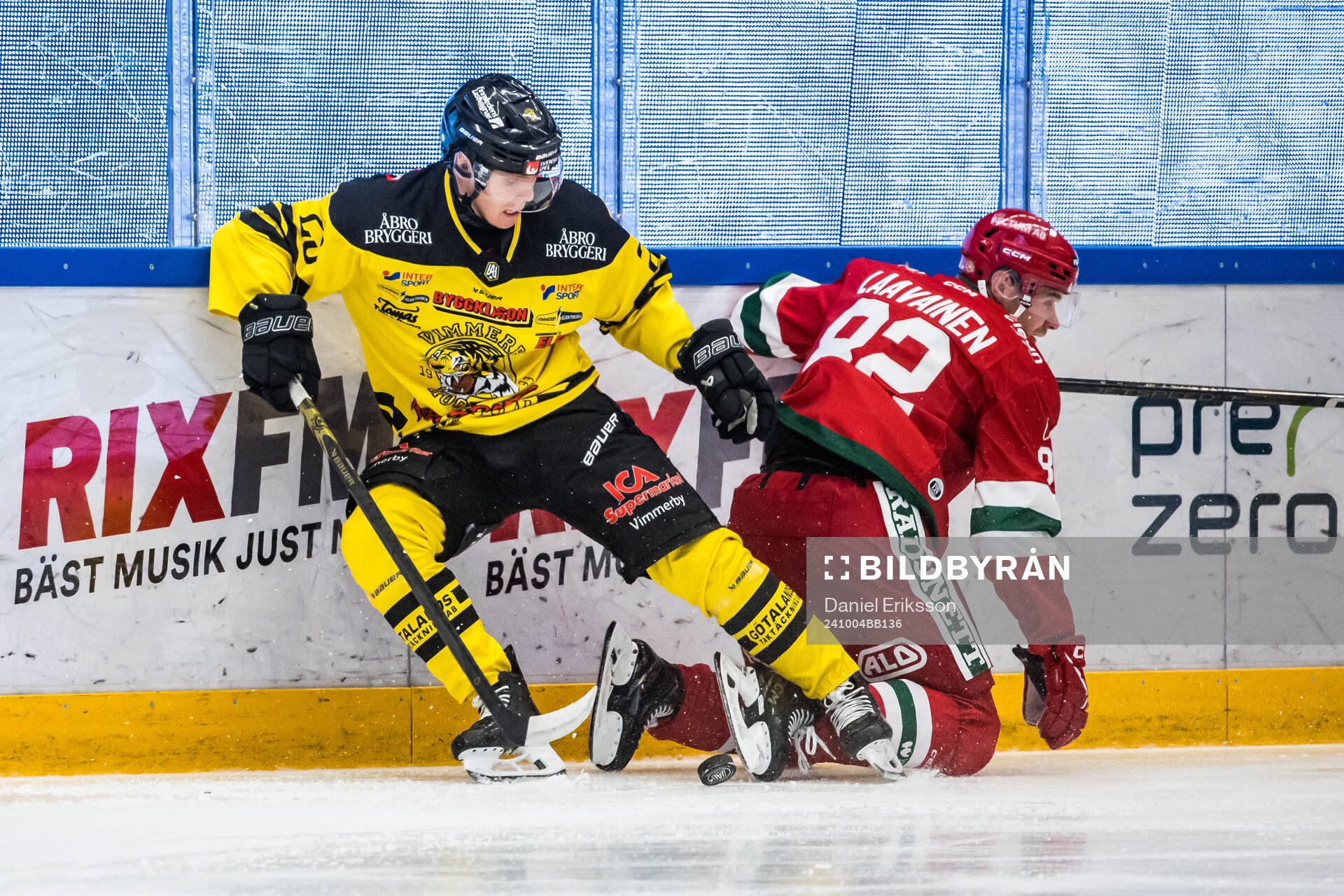 Vimmerbys Jesper Broeng och Moras Roope Laavainen