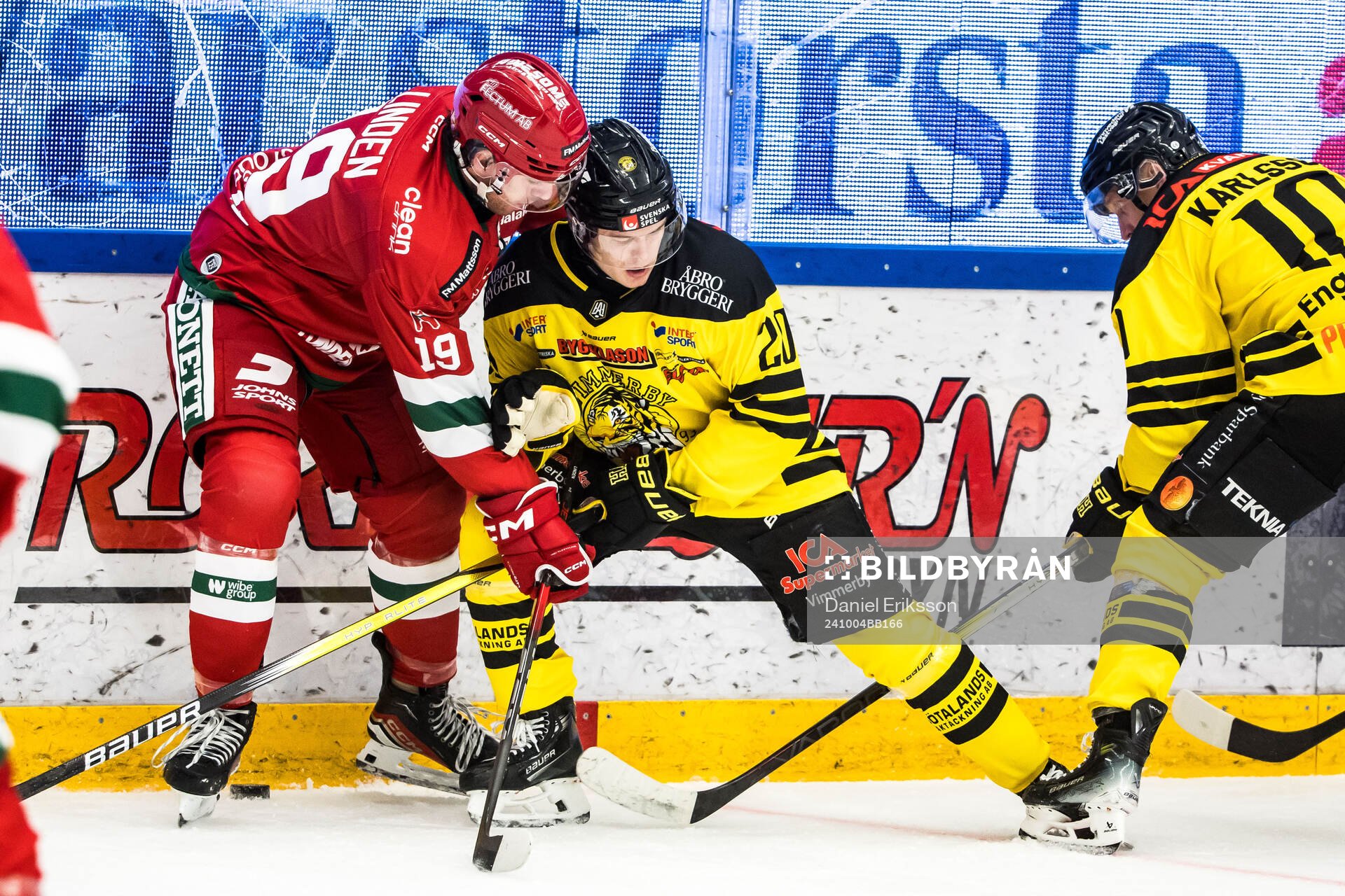 Moras Ture Linden och Vimmerbys Jesper Broeng