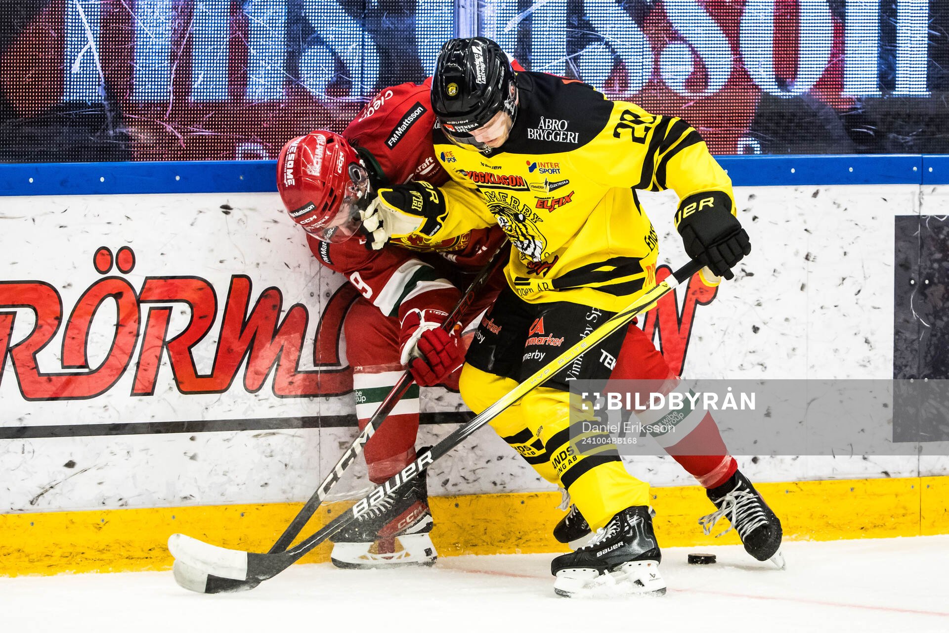 Moras Ture Linden och Vimmerbys Jesper Broeng