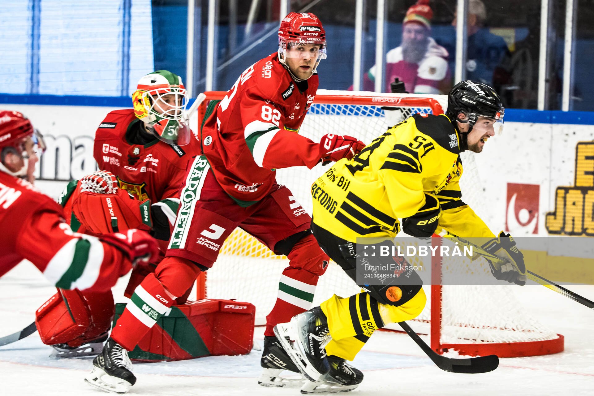 Moras Roope Laavainen och Vimmerbys Jakob Heljemo
