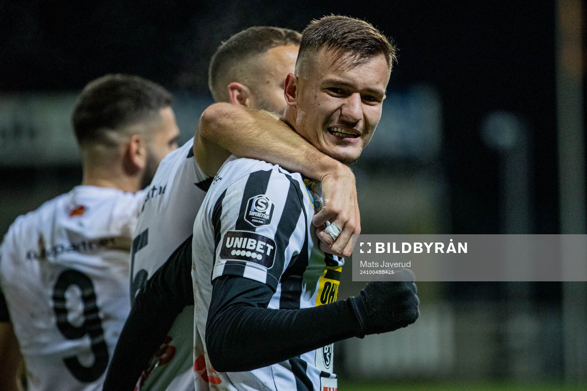 Landskronas Robin Dzabic jublar