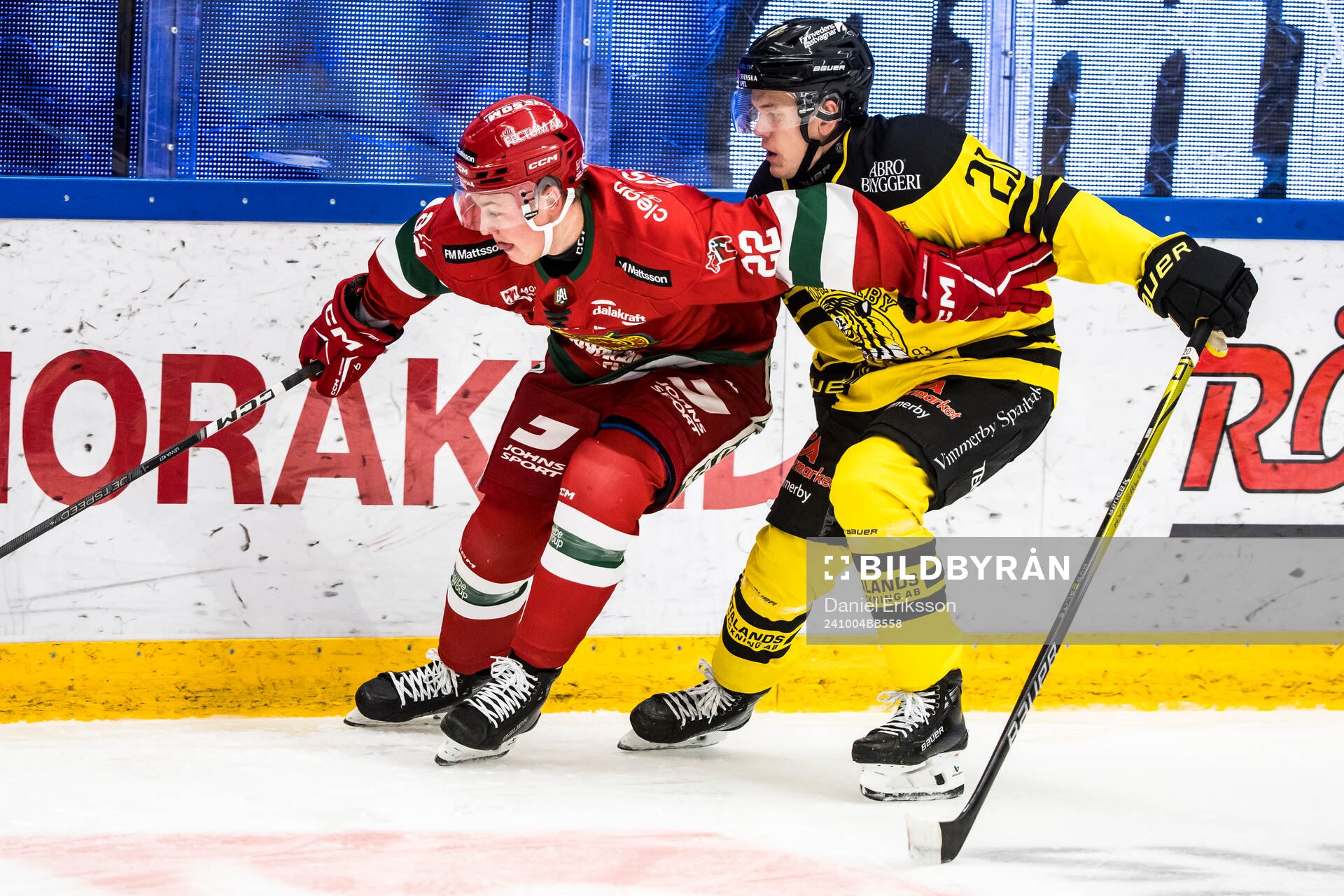 Moras Petter Vesterheim och Vimmerbys Jesper Broeng