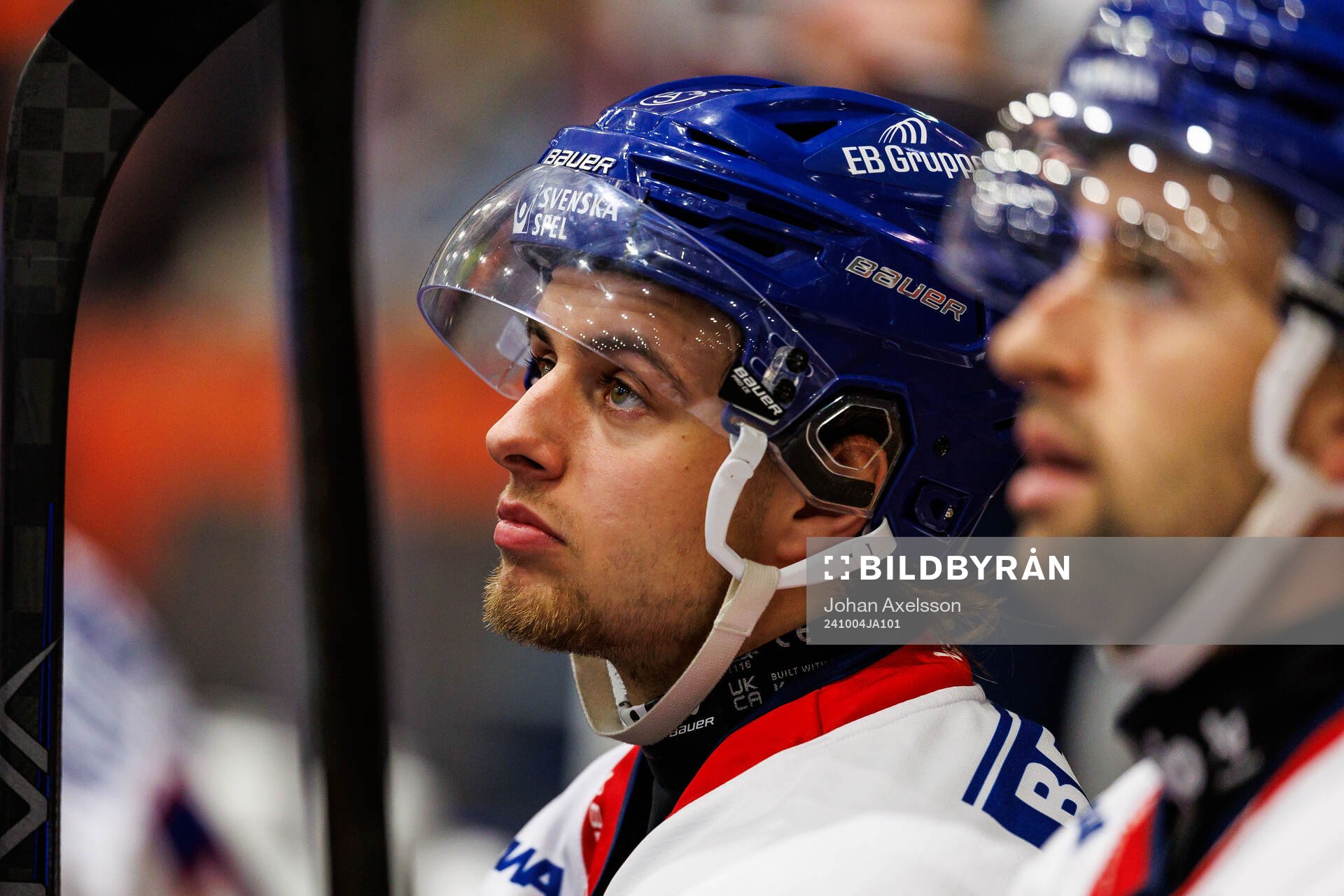 IK Oskarshamns Hampus Karlsson och och