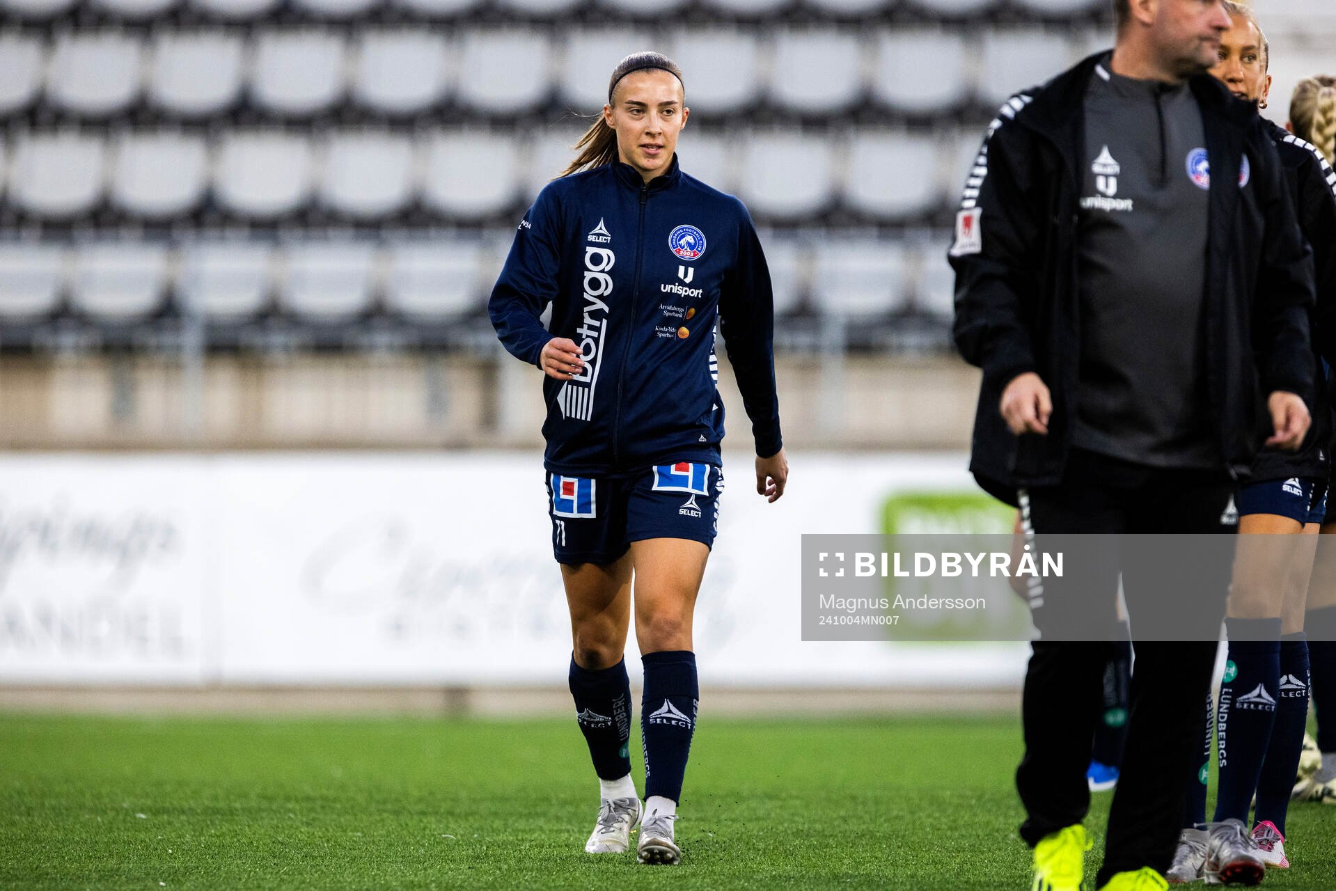 Linköpings Vilma Emilia Koivisto på uppvärmningen