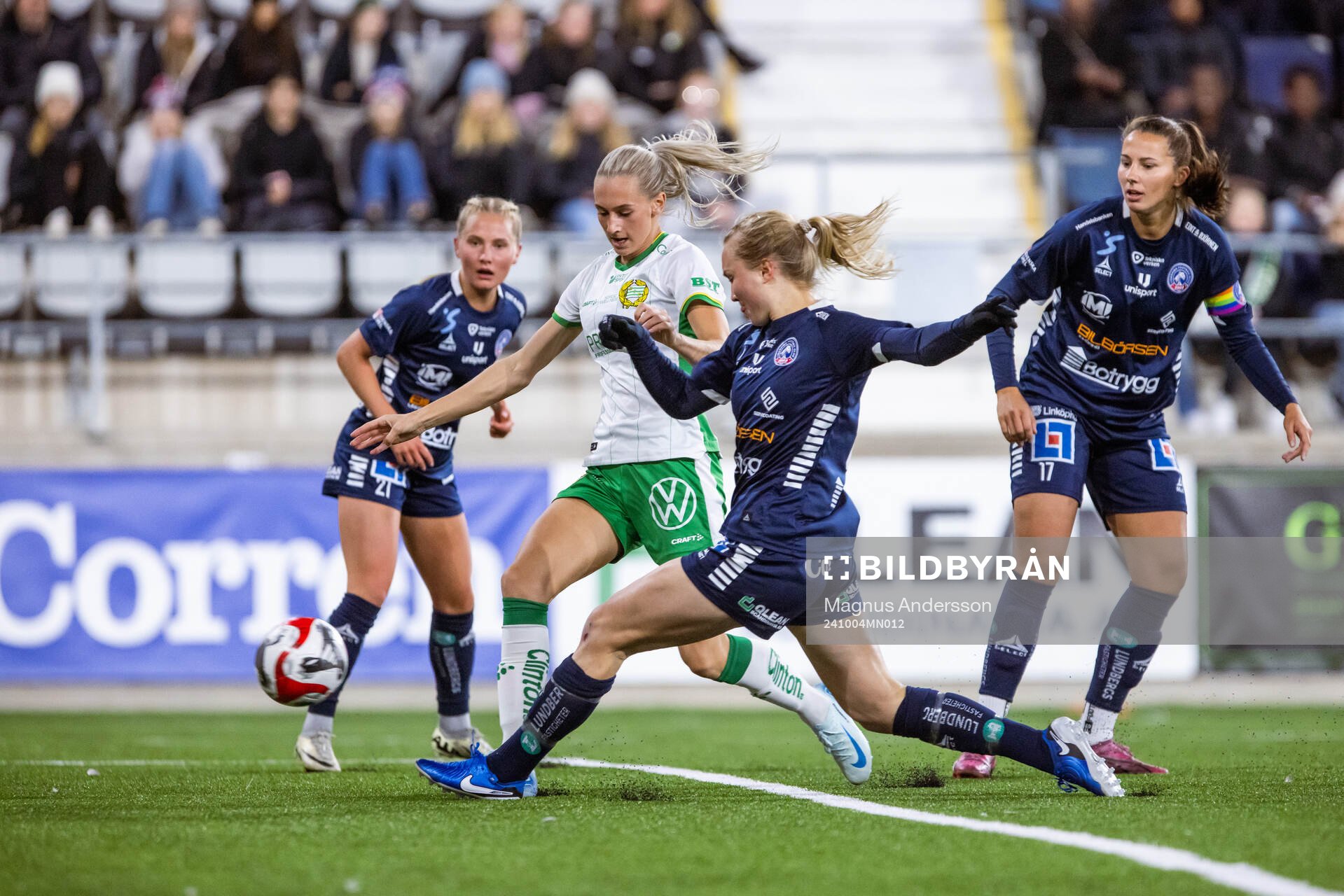 Hammarbys Ellen Wangerheim och Linköpings Noor