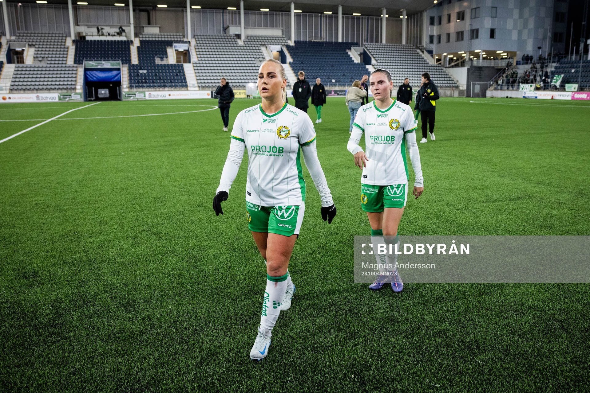 Hammarbys Cathinka Tandberg och Smilla Vallotto