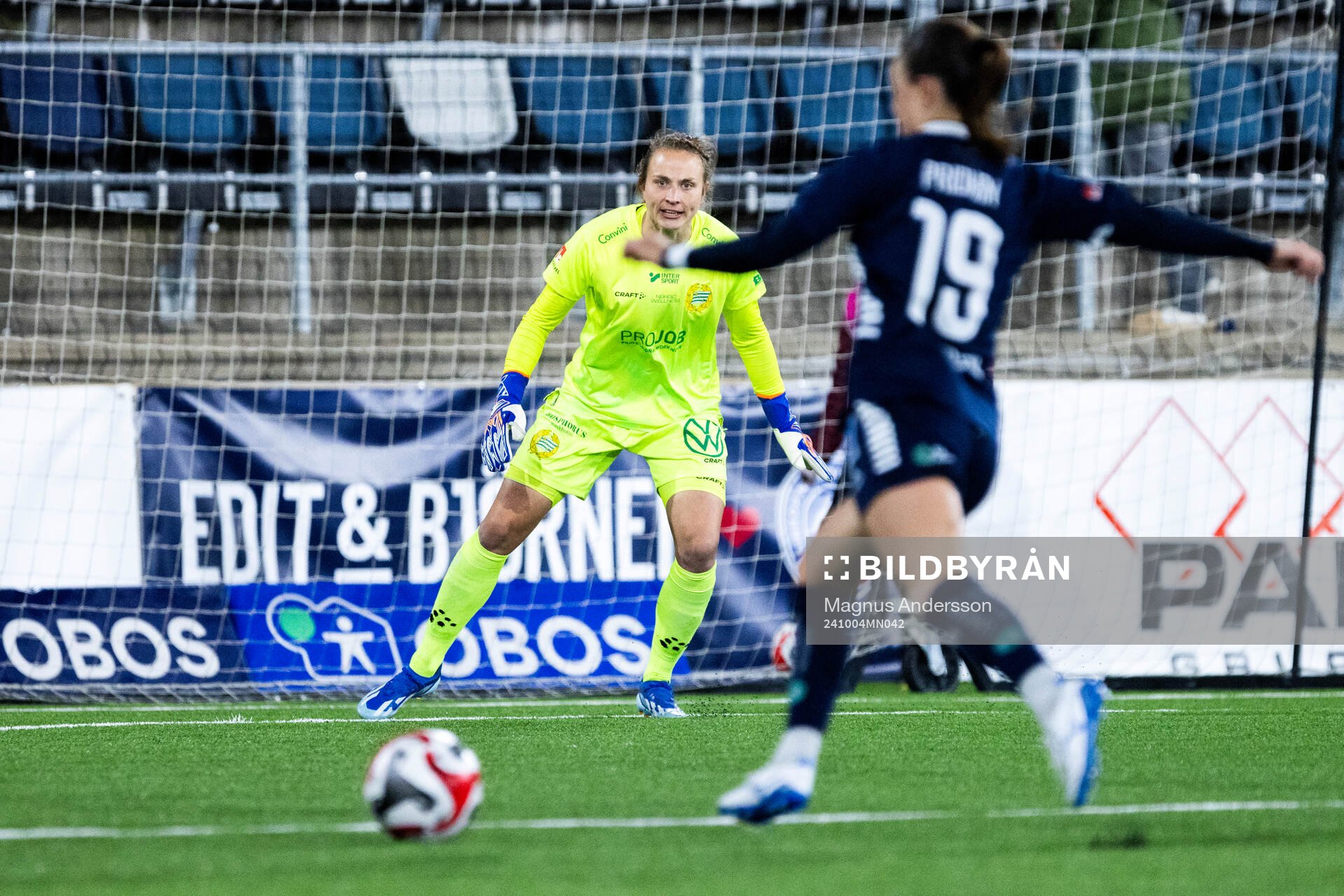 Hammarbys målvakt Anna Tamminen