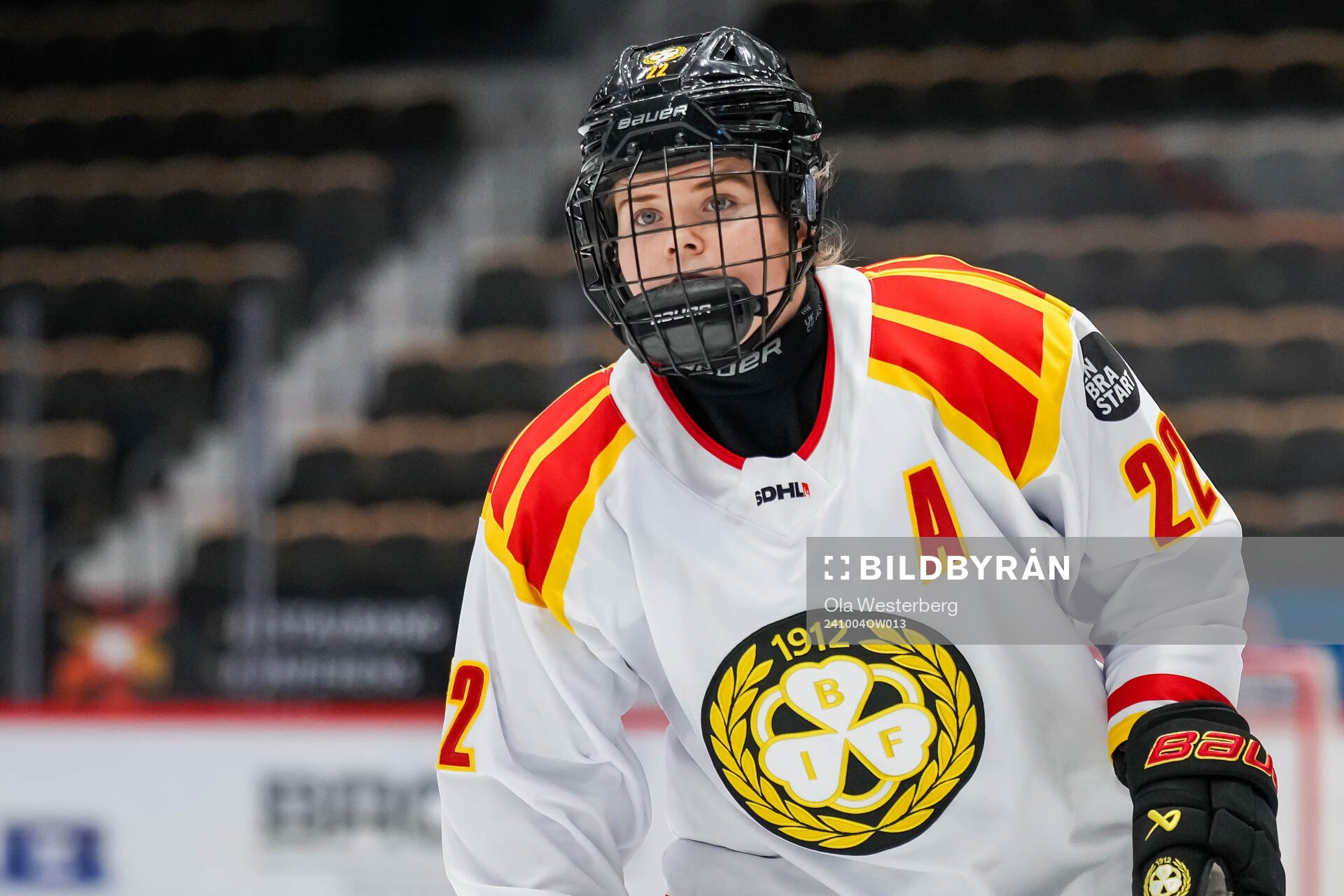 Brynäs Hanna Thuvik jublar