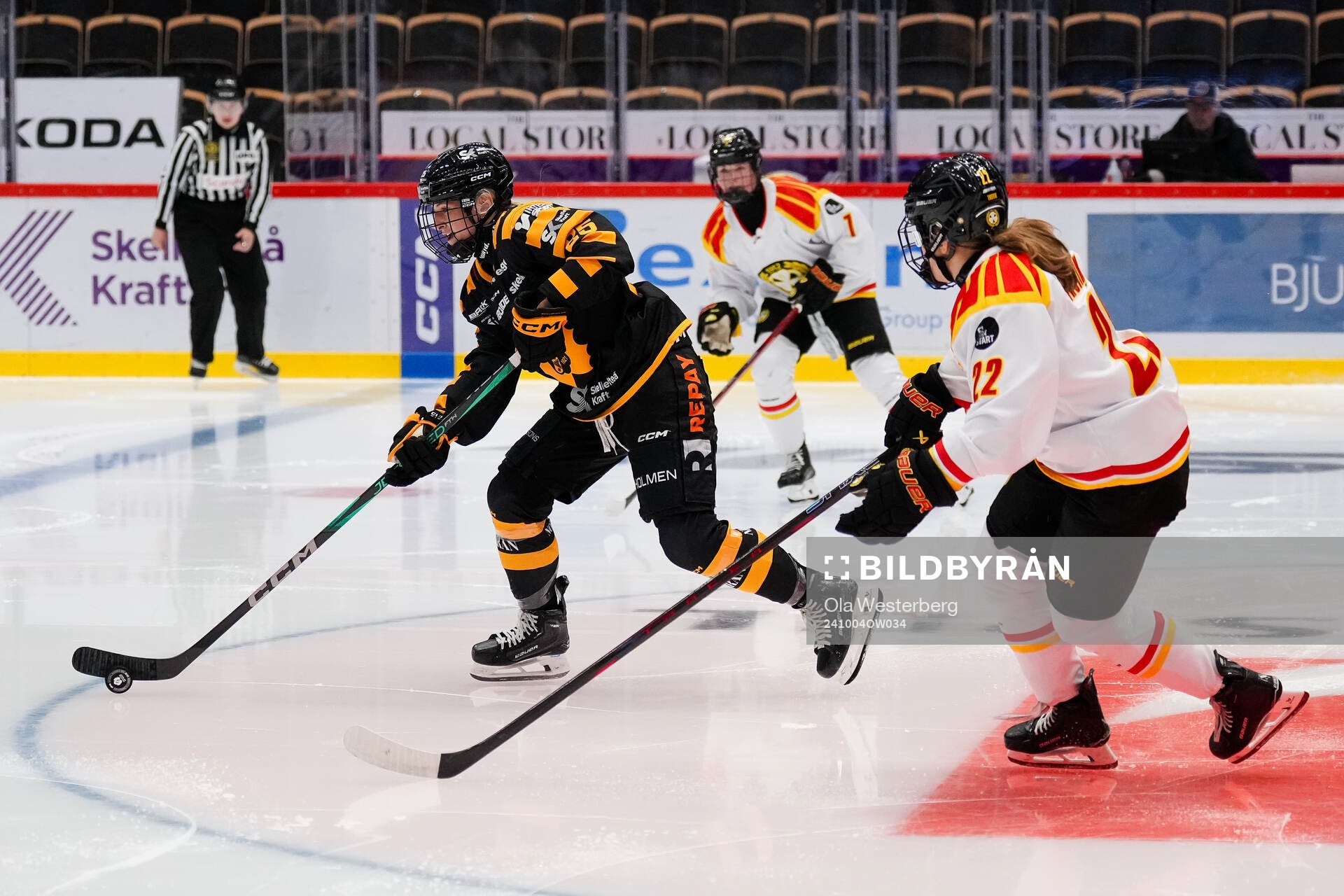Skellefteås Mikayla Lantto och Brynäs Hanna Thuvik