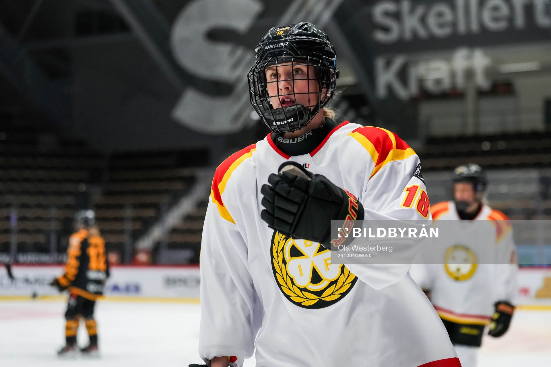 Brynäs Jenniina Nylund jublar