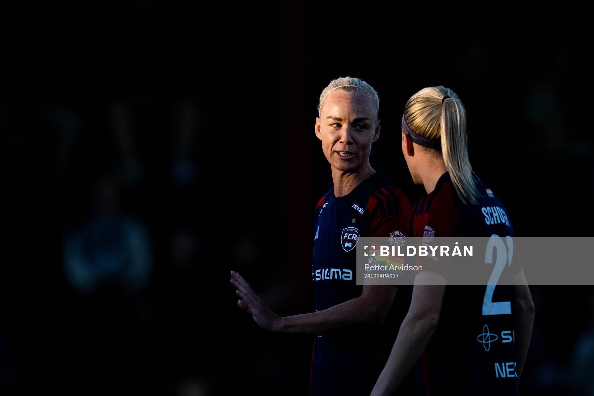 FC Rosengårds Caroline Seger och Olivia Schough