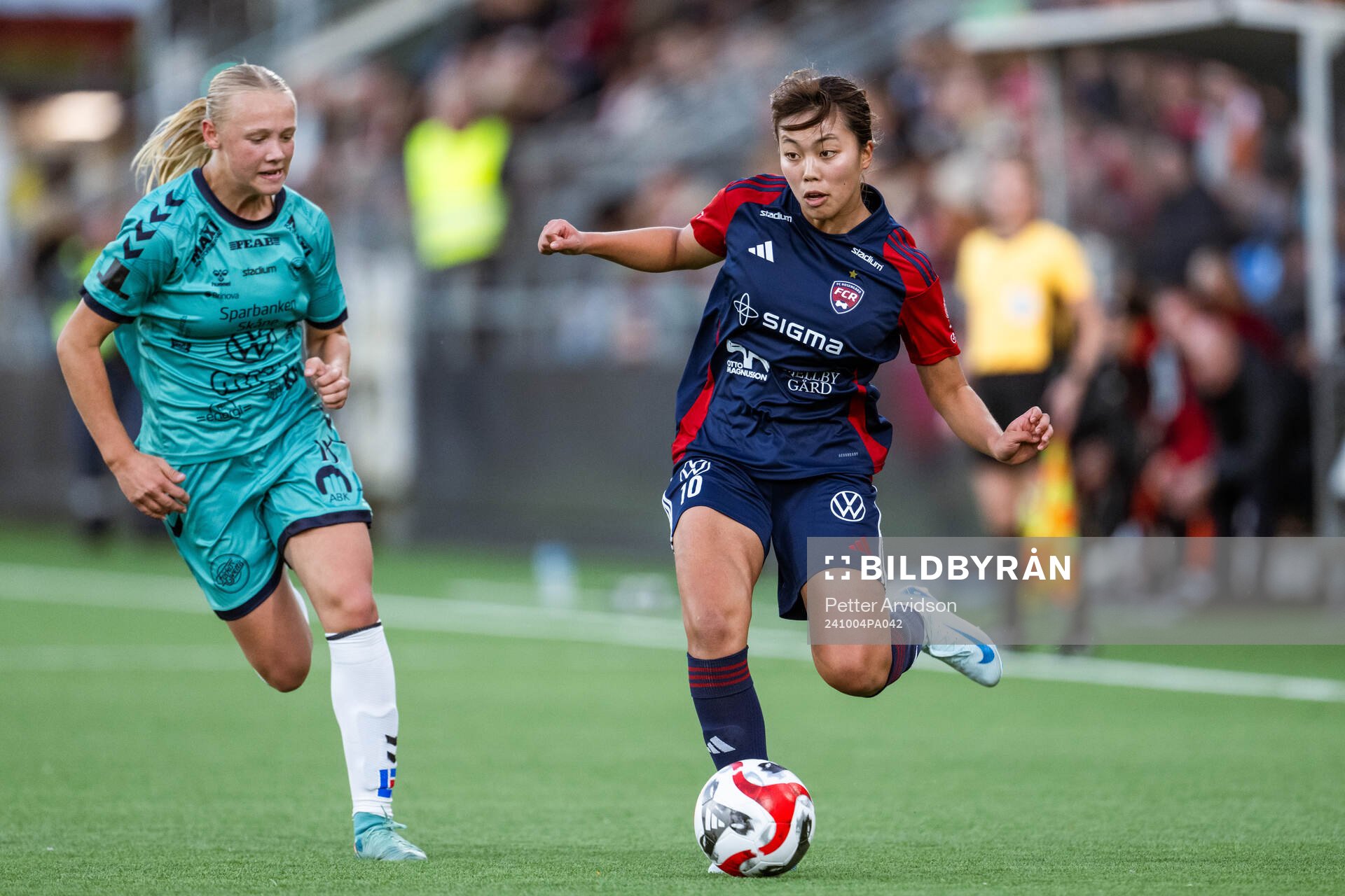 Kristianstads Filippa Andersson Widén och FC Rosengårds