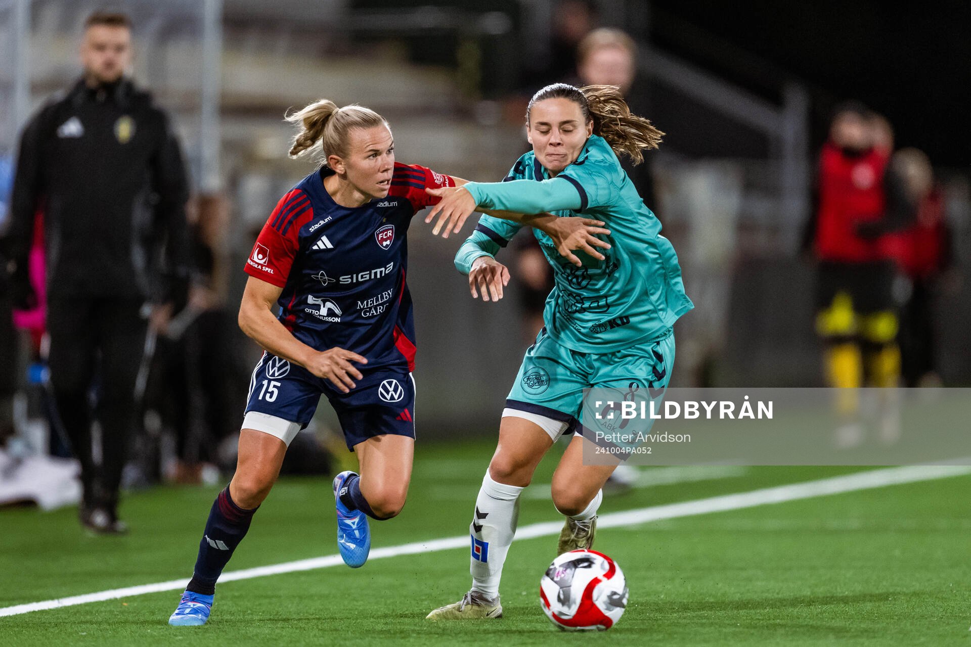 FC Rosengårds Jessica Wik och Kristianstads Alice Nilsson
