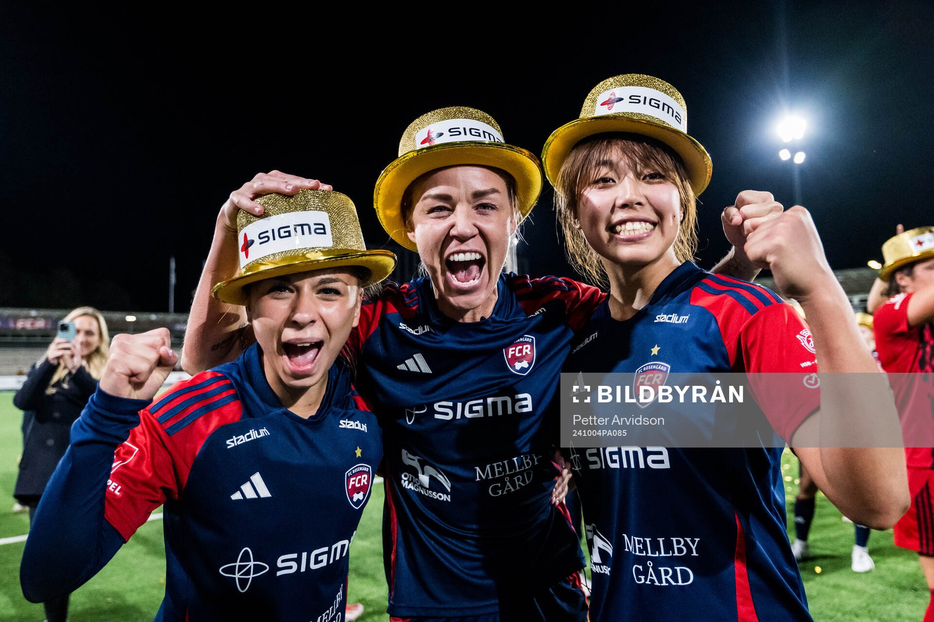 FC Rosengårds Mikaela Stojanovska, Caroline Seger och