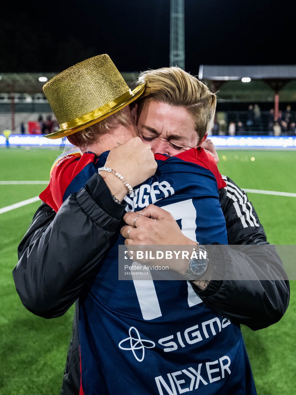 FC Rosengårds sportchef Therese Sjögran och Caroline
