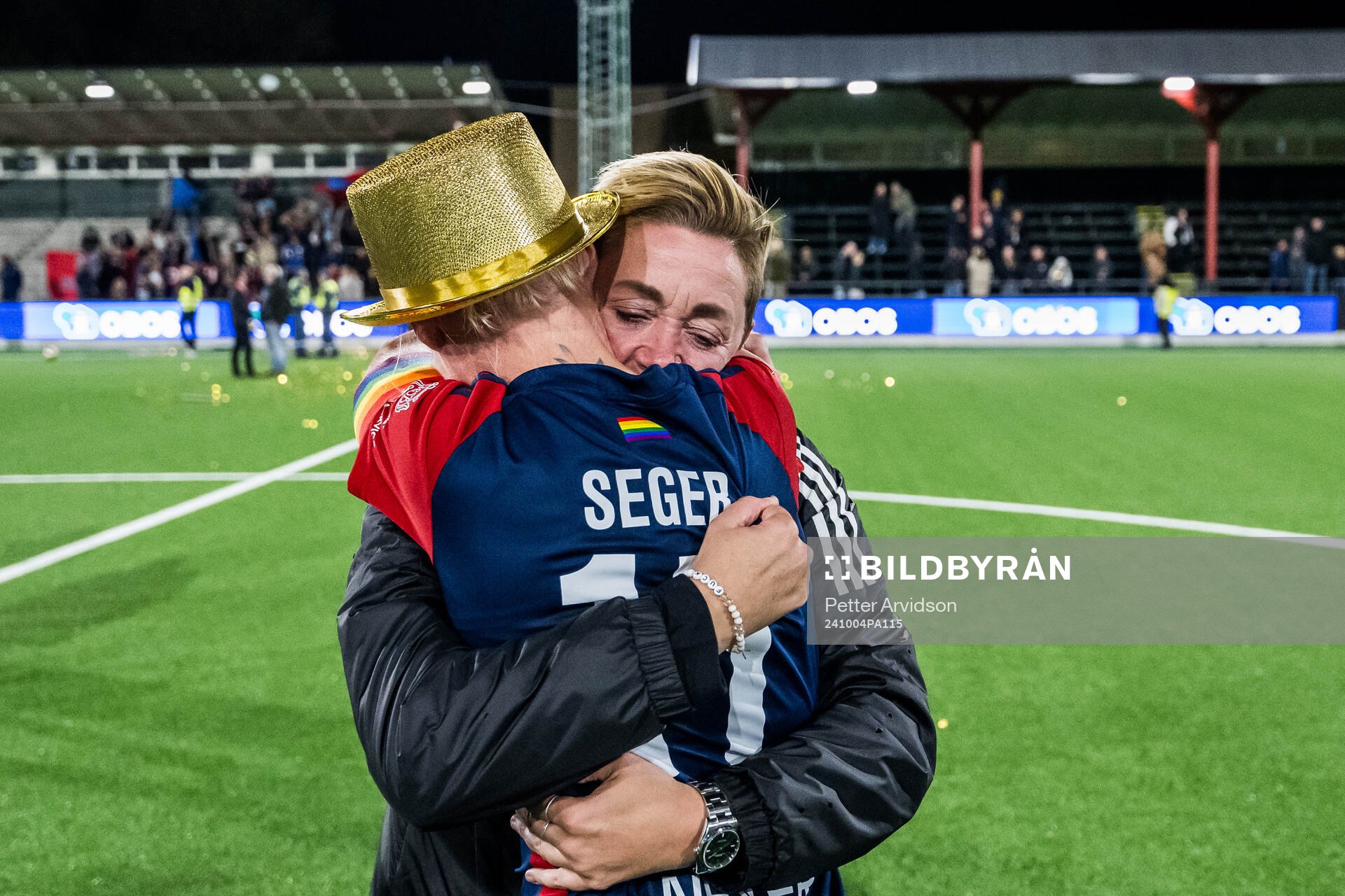 FC Rosengårds sportchef Therese Sjögran och Caroline