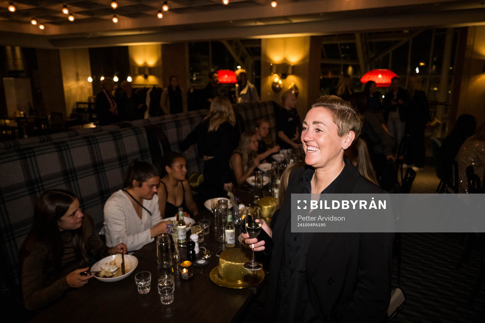 FC Rosengårds sportchef Therese Sjögran på guldfesten
