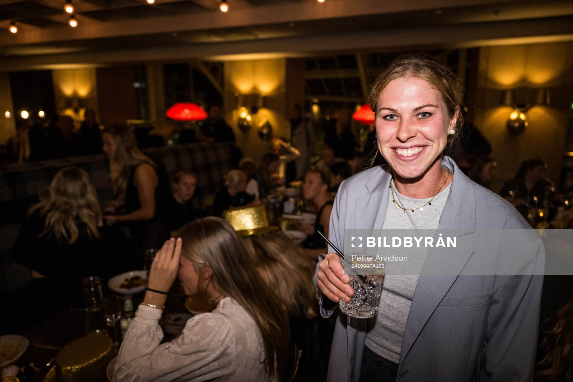 FC Rosengårds Rebecca Knaak på guldfesten