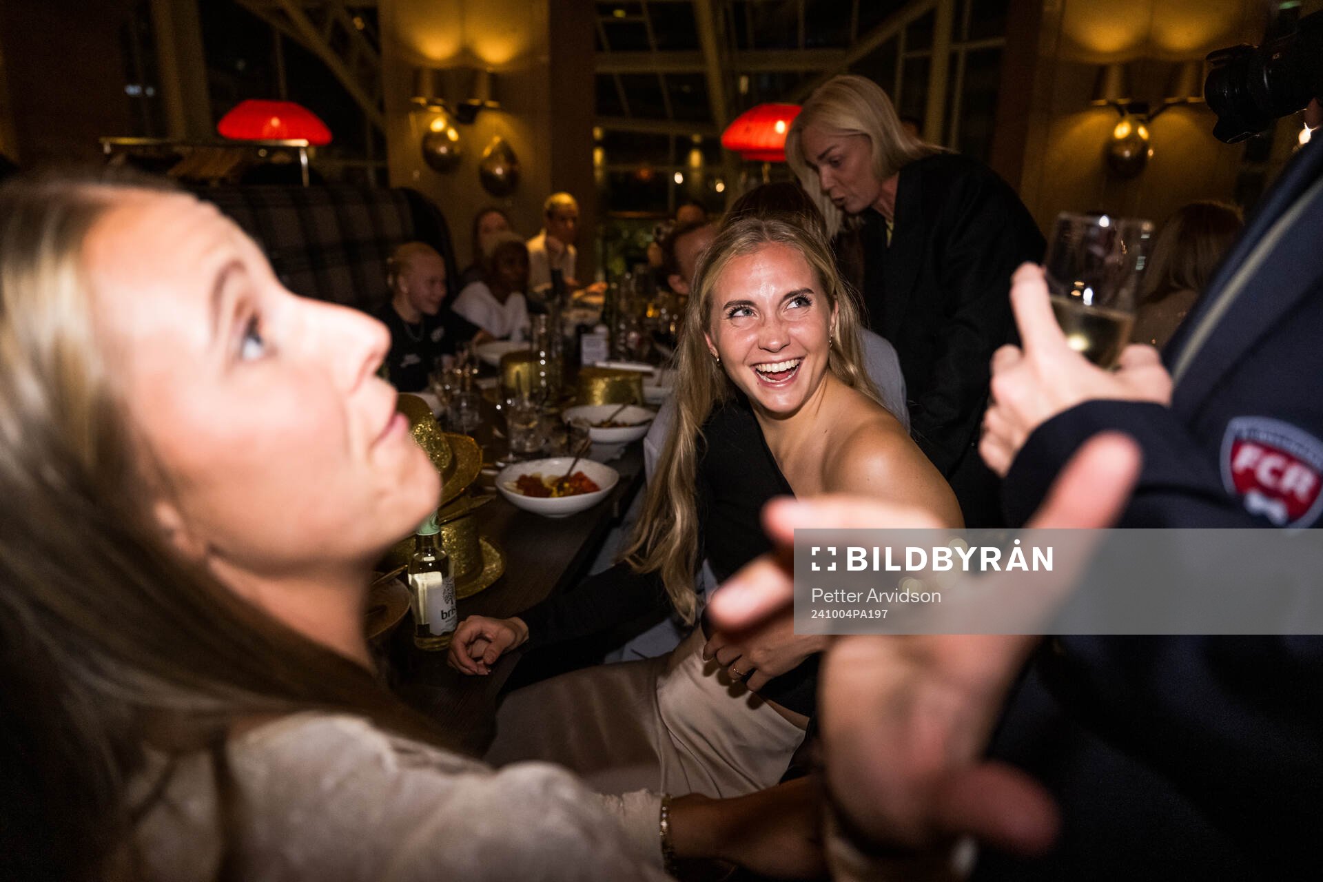 FC Rosengårds Ria Noora Minerva Öling på guldfesten