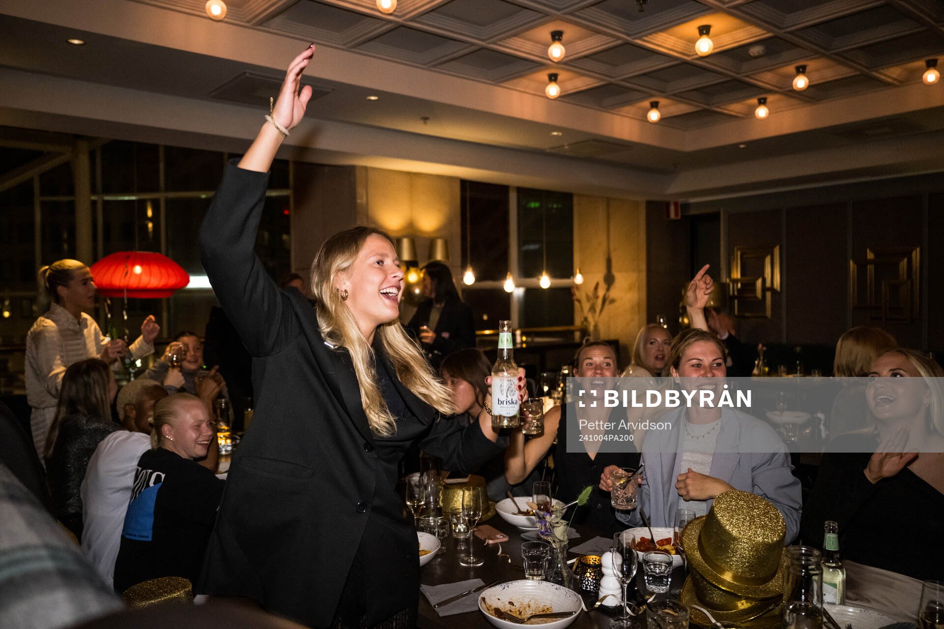FC Rosengårds Olivia Holdt, Jessica Wik och Rebecca Knaak
