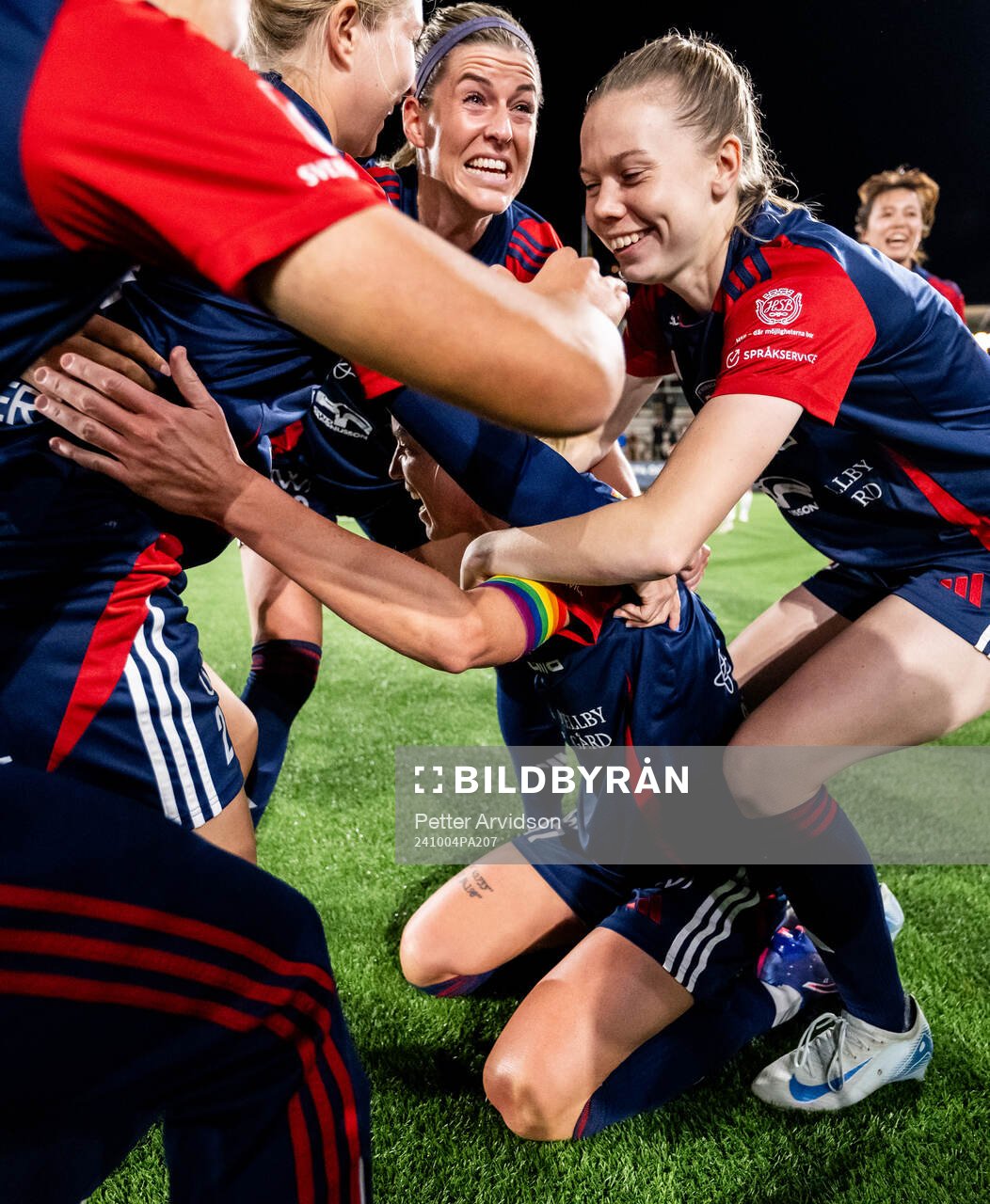 FC Rosengårds Olivia Schough, Caroline Seger och Bea