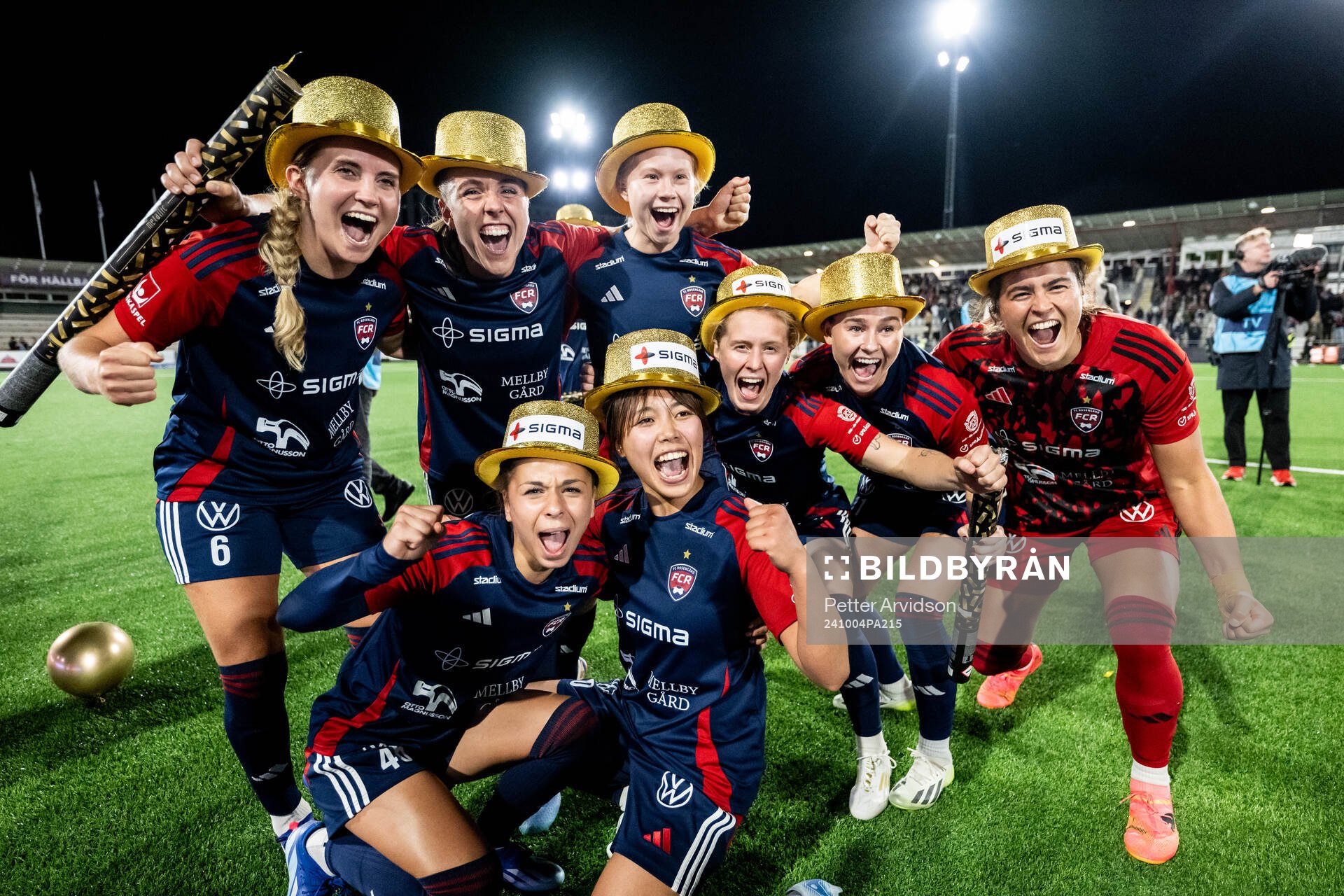 FC Rosengårds Gudrun Arnardottir, Ria Noora Minerva