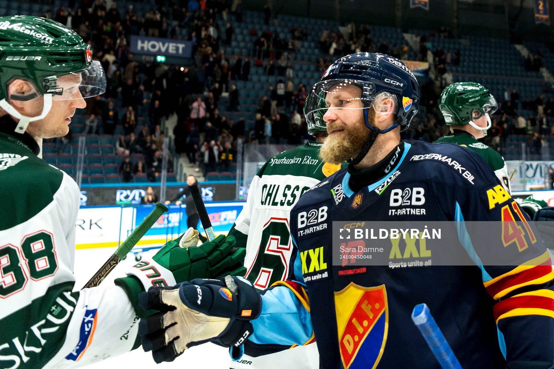 Djurgårdens Patrick Thoresen jublar