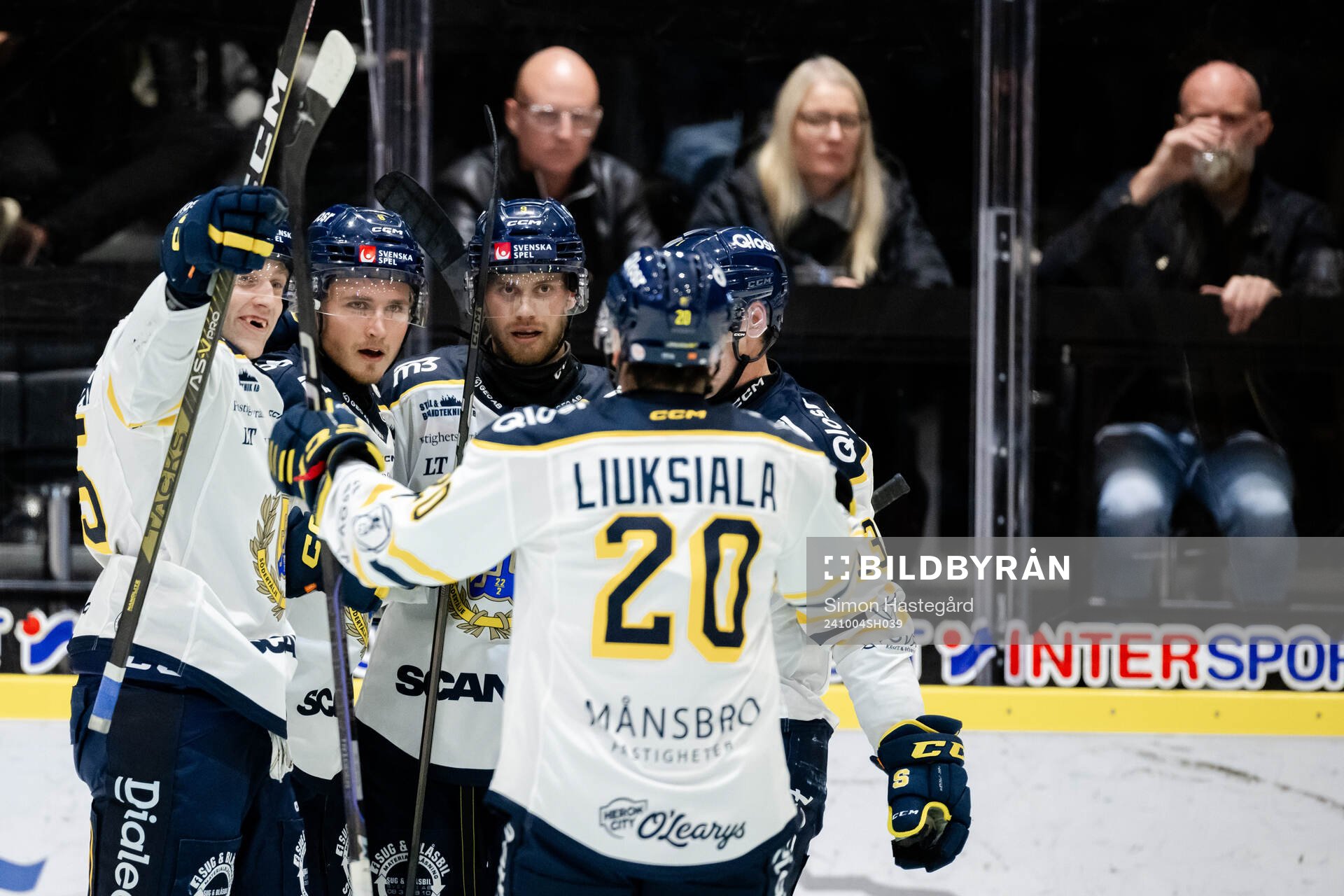 Södertäljes Albin Carlson, William Wiå och Viktor Grahn