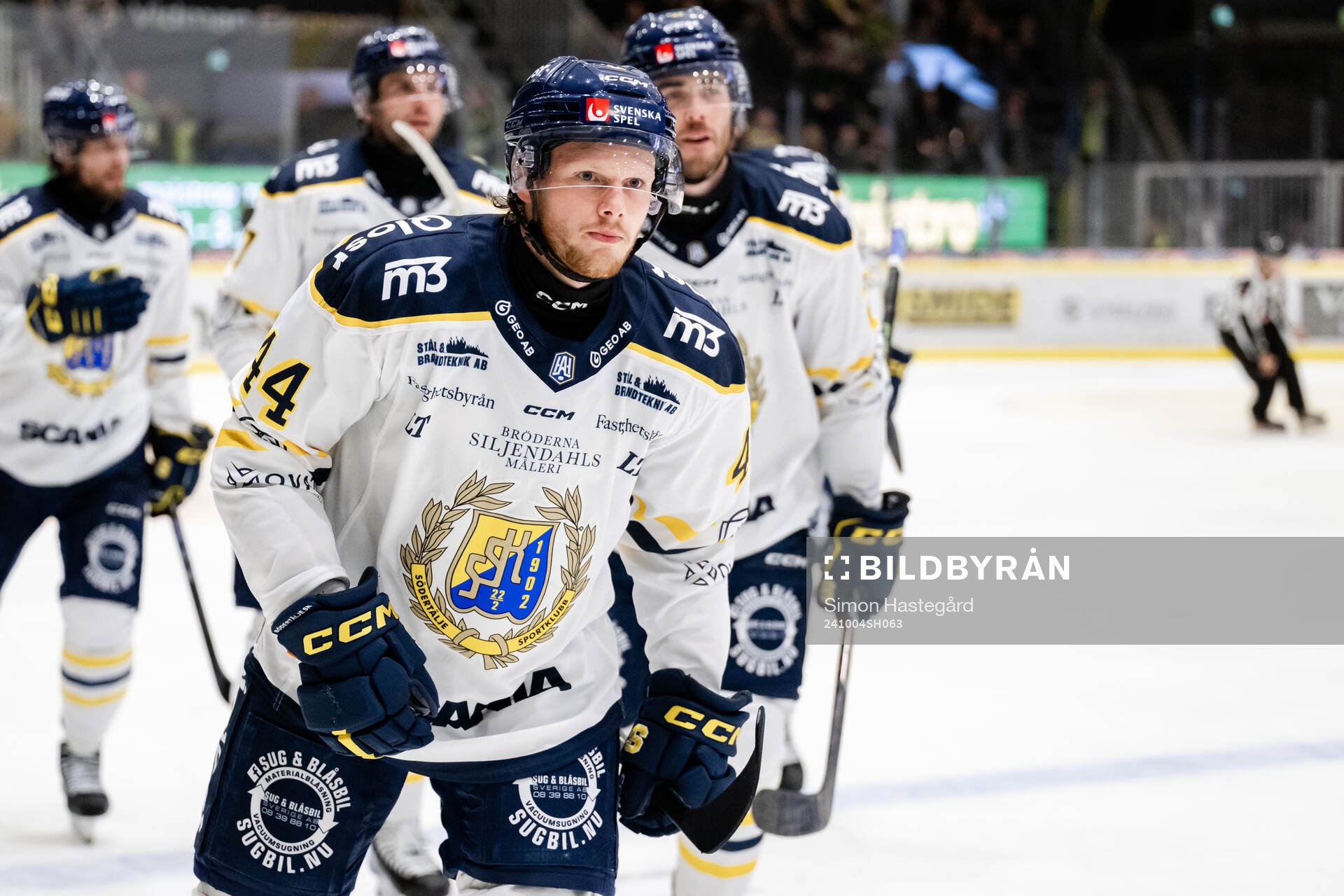 Södertäljes Carter Souch jublar