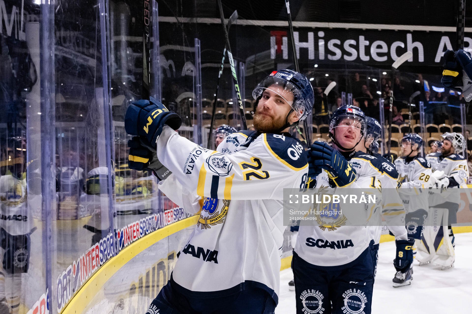 Södertäljes Jacob Bjerselius jublar