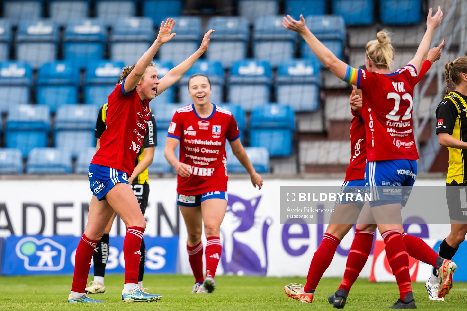 Vittsjös Julia Nicole Leas jublar