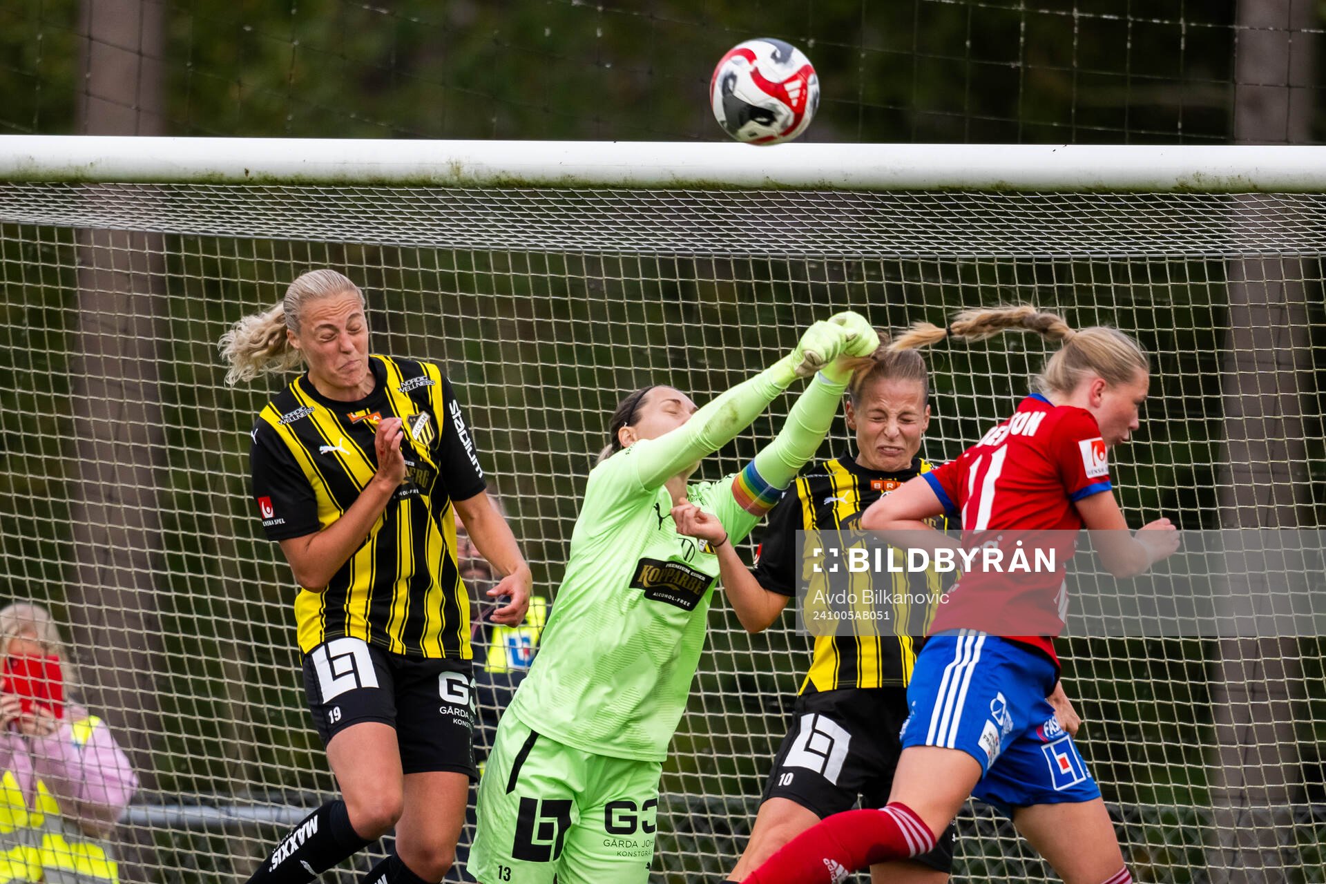 Häckens målvakt Jennifer Falk