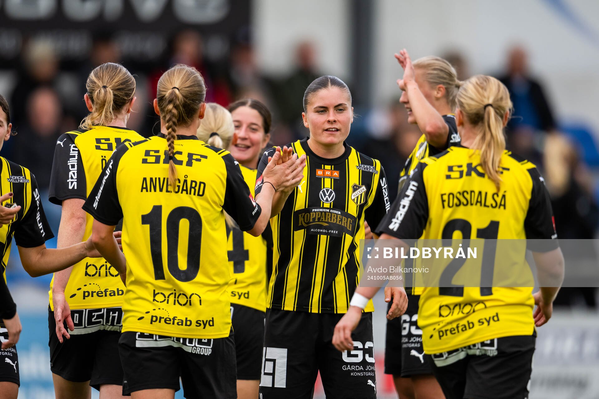 Häckens Hanna Wijk jublar