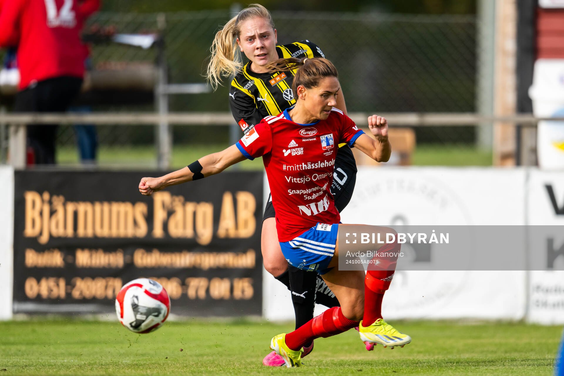 Vittsjös Elisabet Klinga och Häckens Alice Bergström
