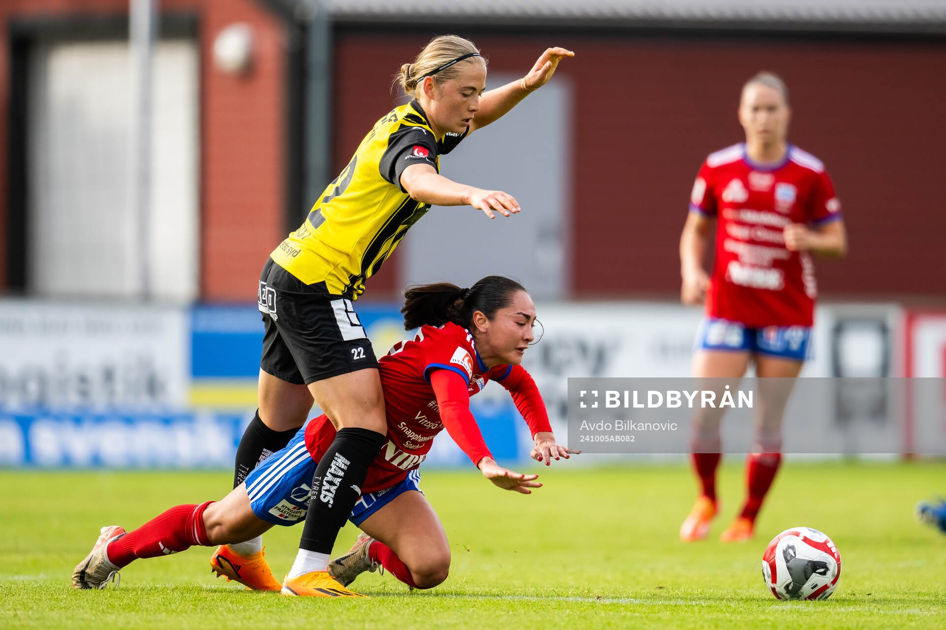Häckens Paulina Nyström och Vittsjös Jaida Nyby