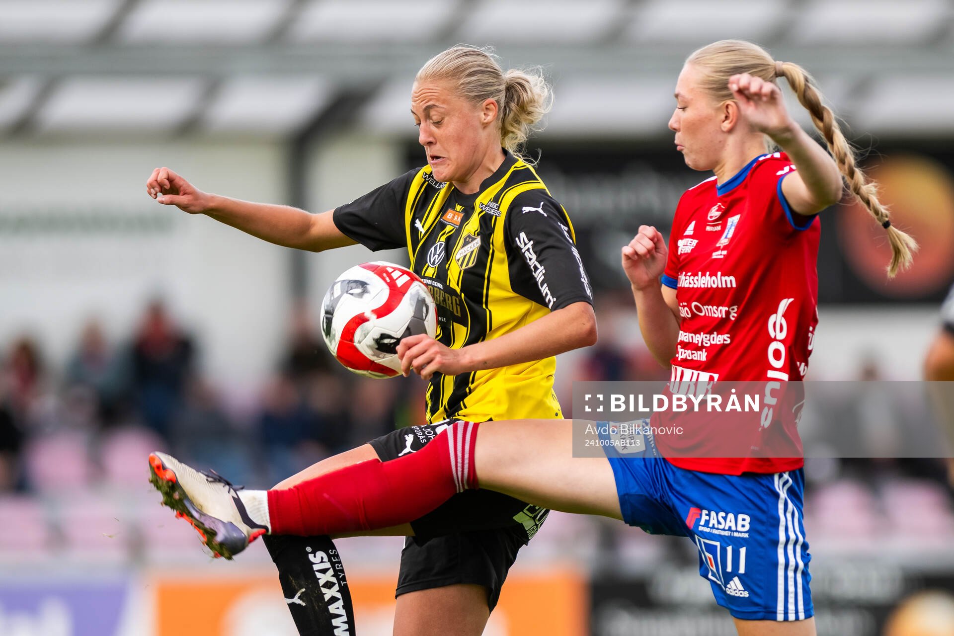 Vittsjös Cajsa Rubensson och Häckens Elma Junttila Nelhage