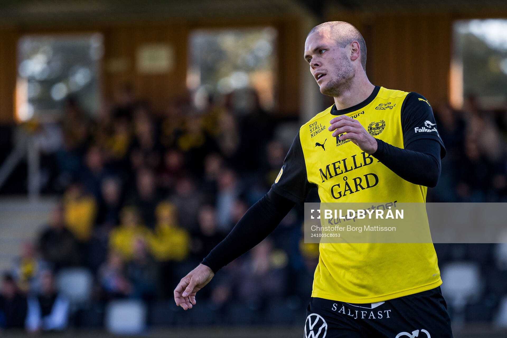 Mjällbys Jacob Bergström deppar