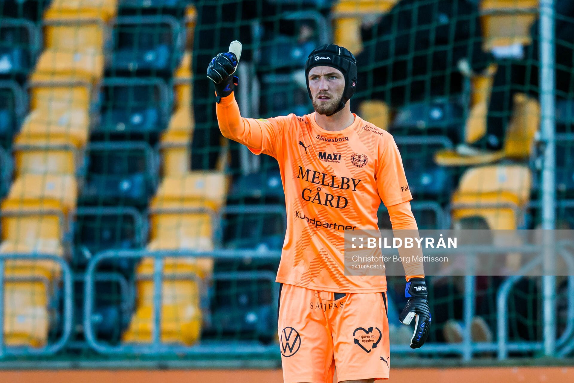 Mjällbys målvakt Noel Törnqvist