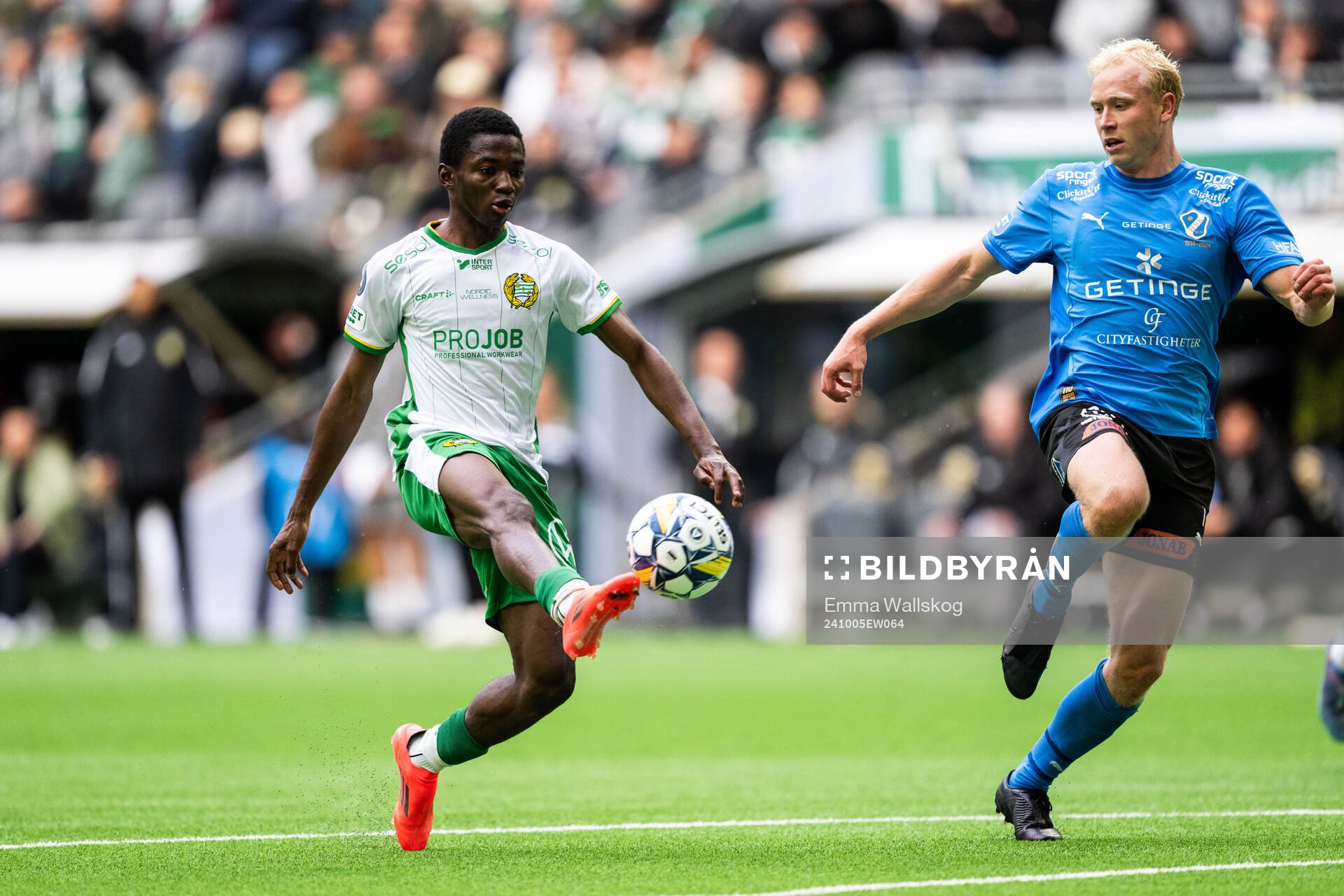 Hammarbys Bouzomana Toure och Halmstads André Boman