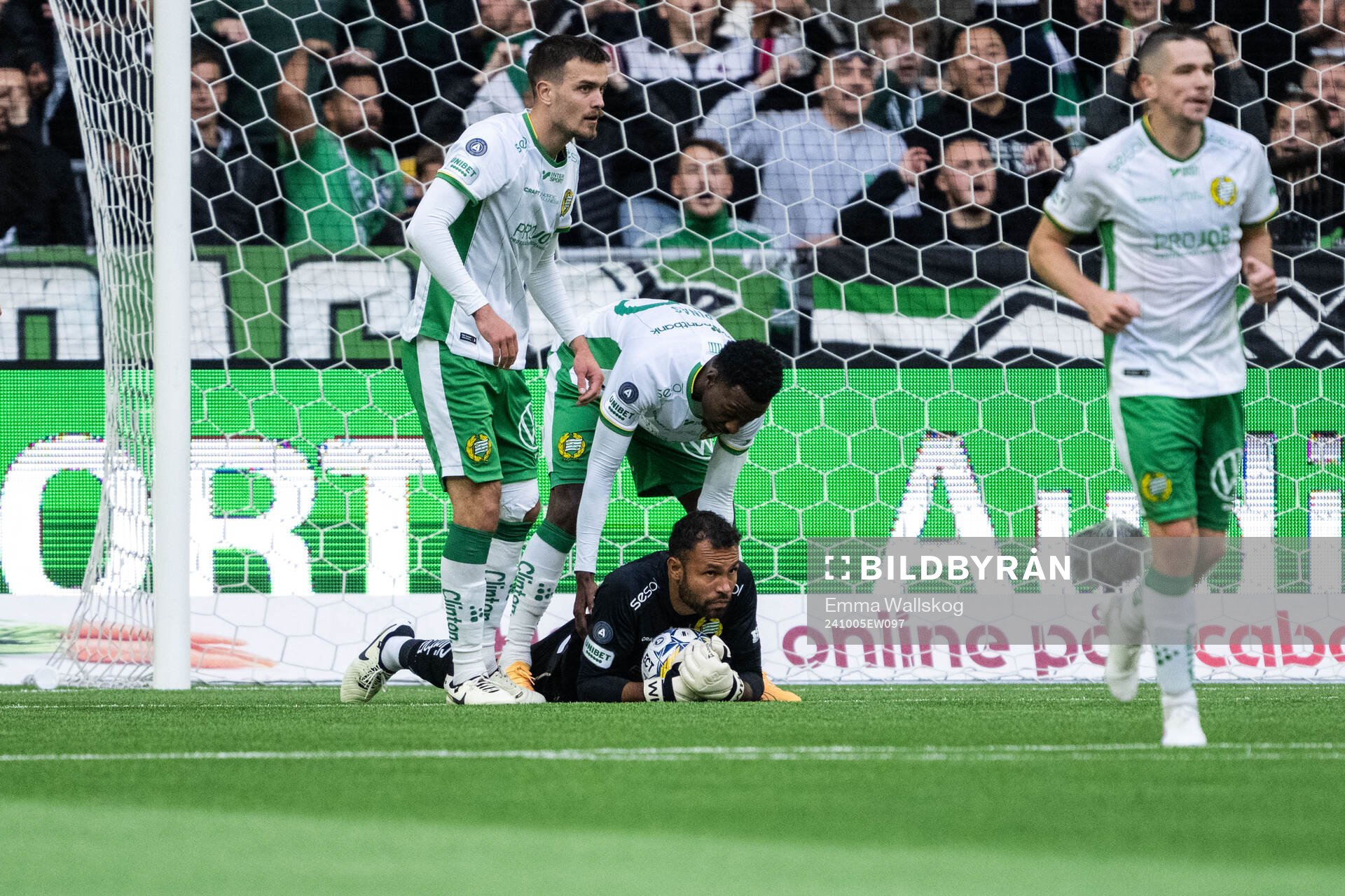 Hammarbys målvakt Warner Hahn