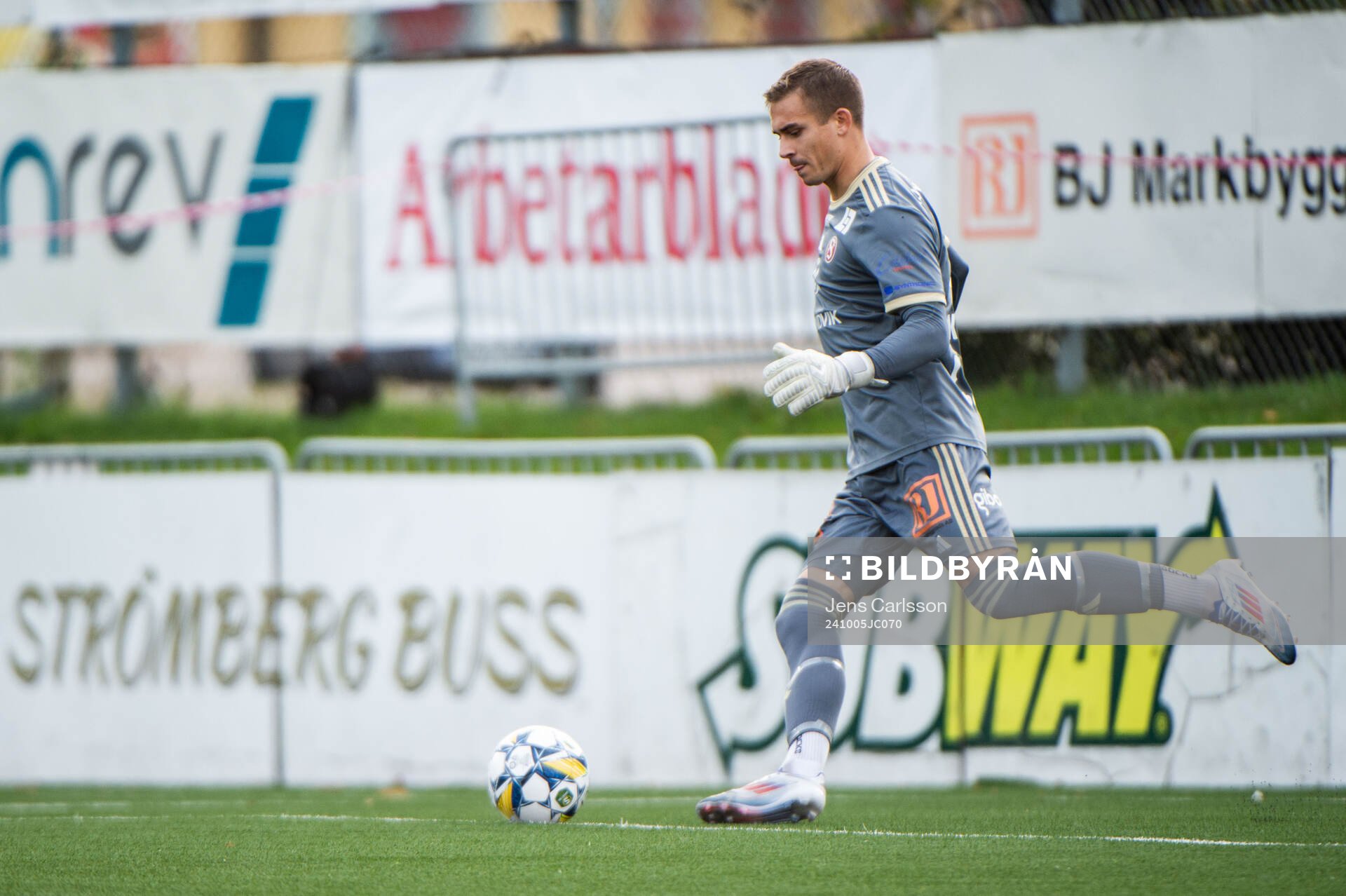 Sandvikens målvakt Felix Jakobsson