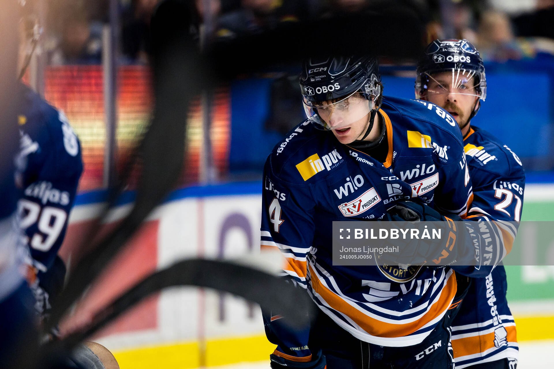 Växjös Keegan Lowe har ont