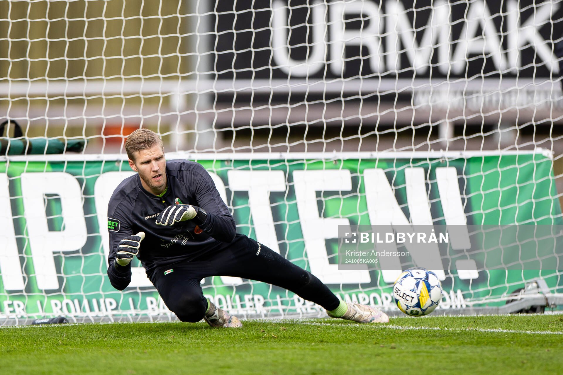Varbergs målvakt Fredrik Andersson