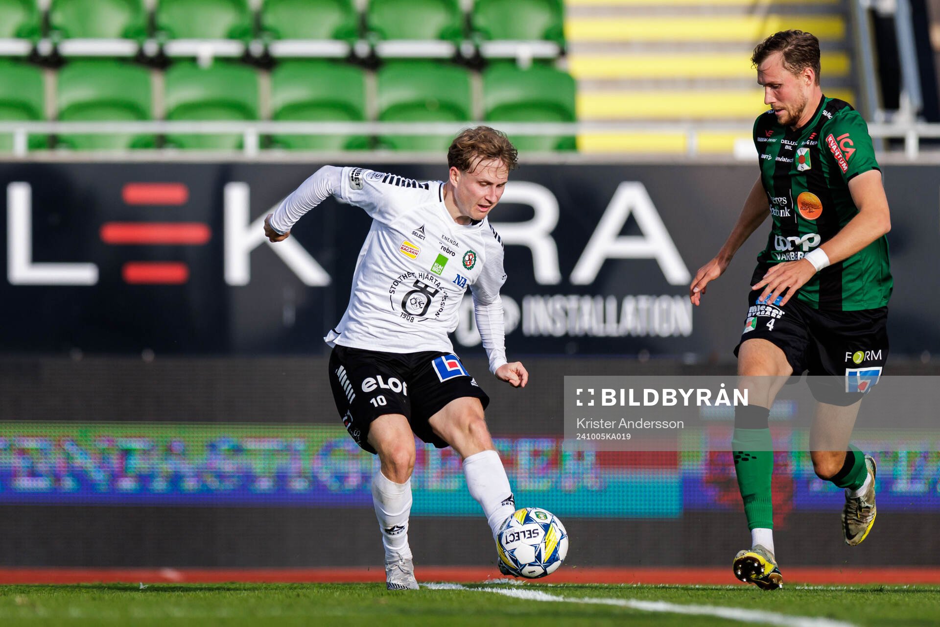 Örebros Victor Backman och Varbergs Niklas Dahlström