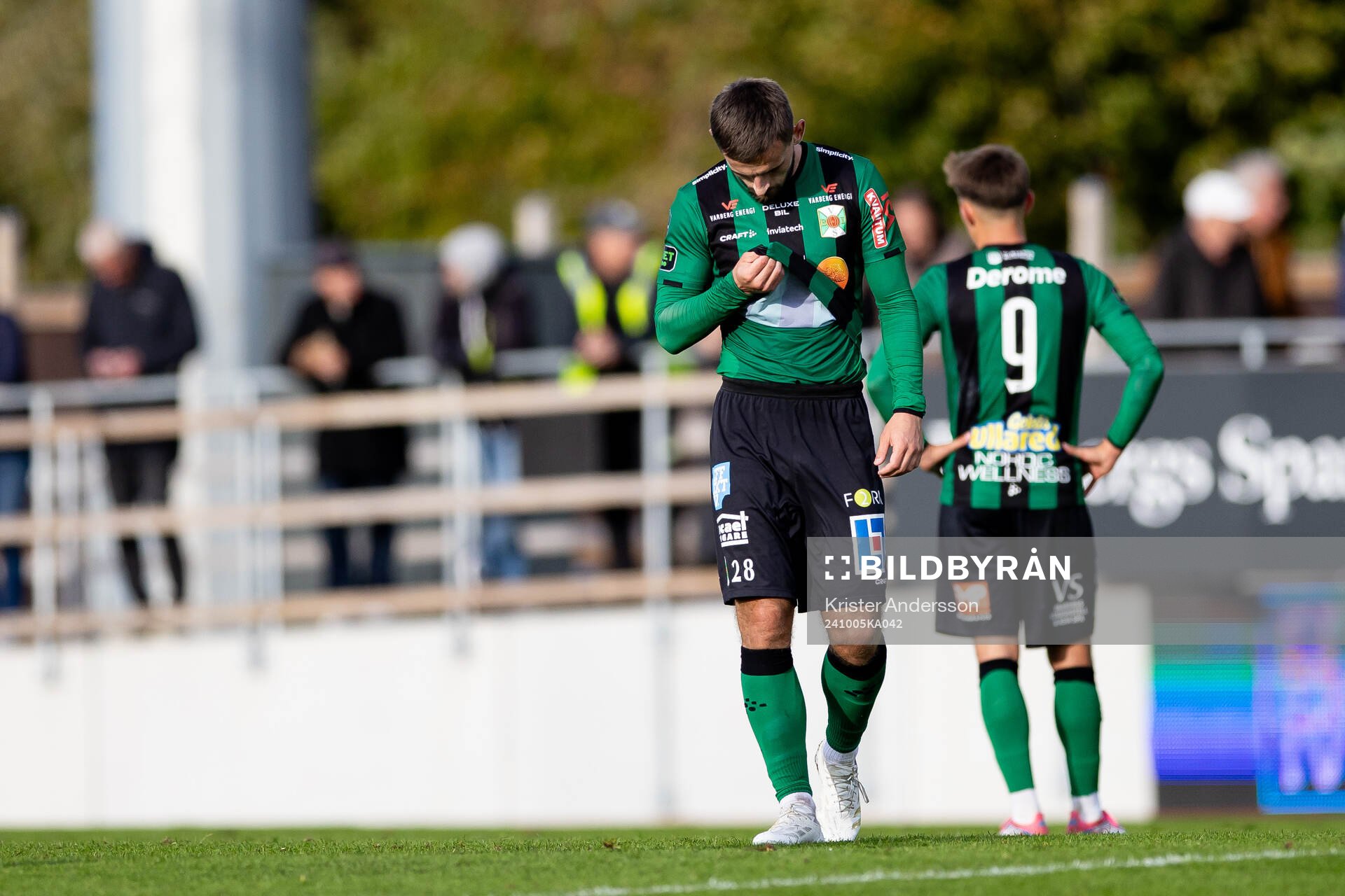 Varbergs Erion Sadiku deppar