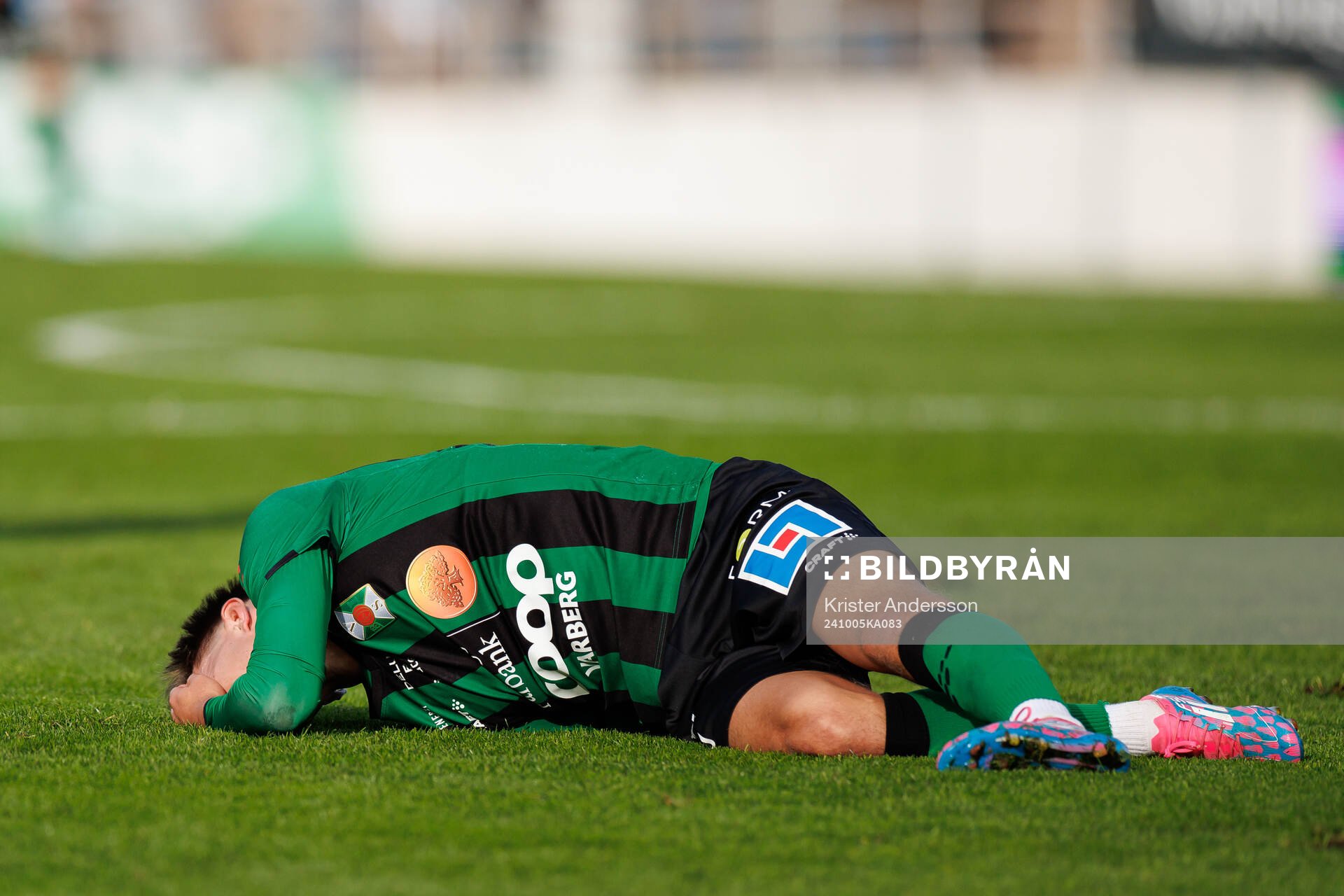 Varbergs Anton Kurochkin har ont