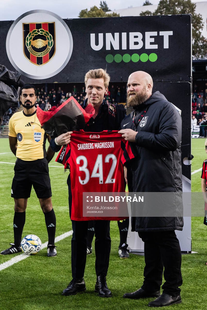 Den tidigare Brommapojkarna spelaren Gustav Sandberg